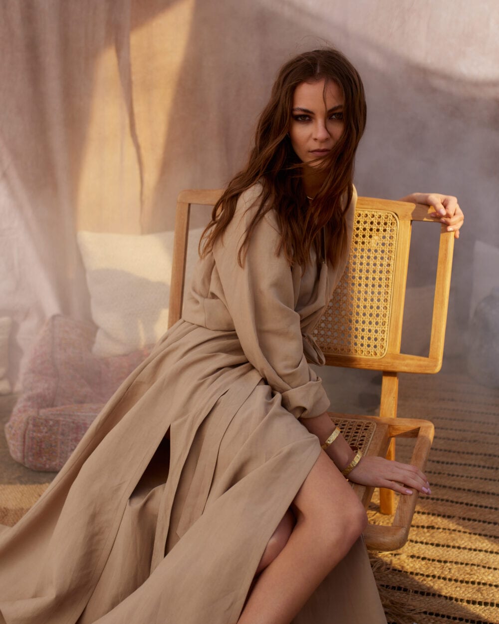 MALI latte dress — zdjęcie 4
