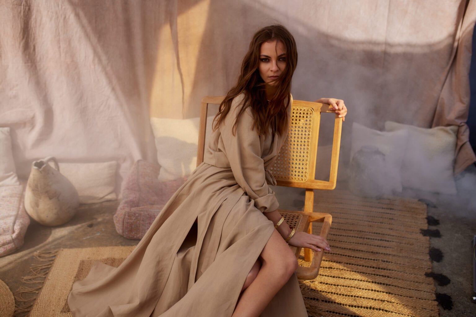 MALI latte dress — zdjęcie 4