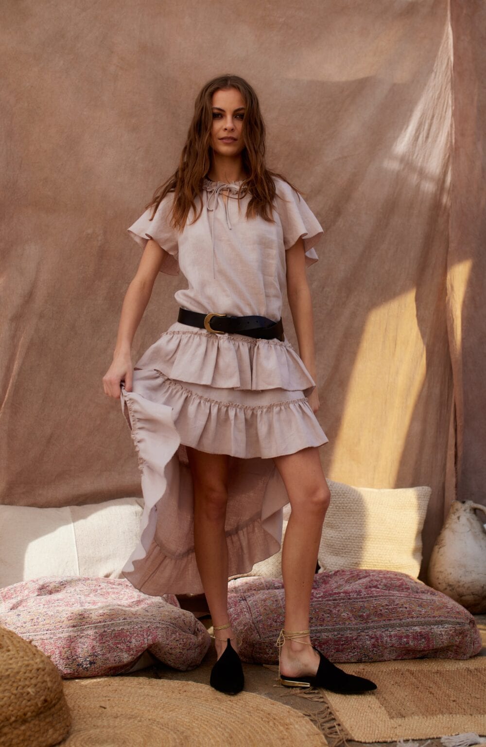 SALAMANCA linen dress — zdjęcie 3
