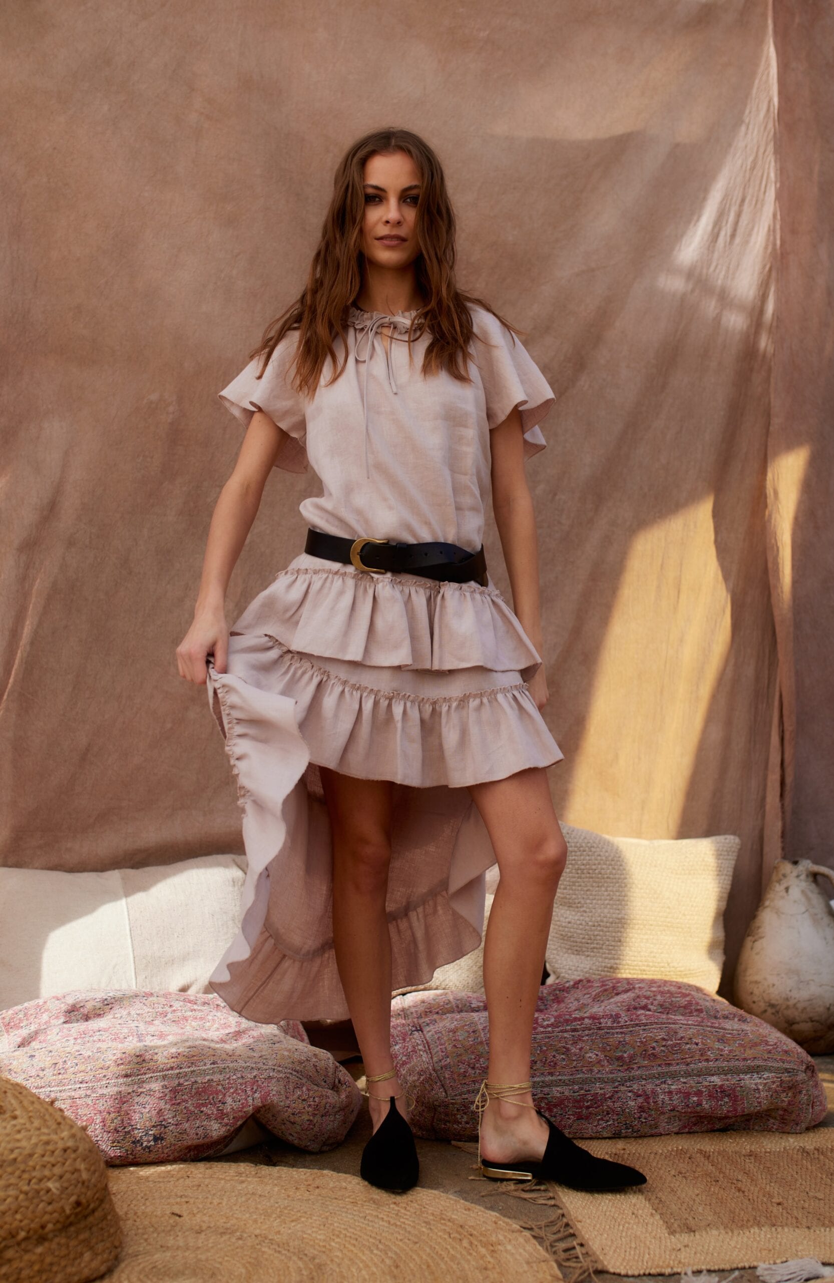 SALAMANCA linen dress — zdjęcie 3