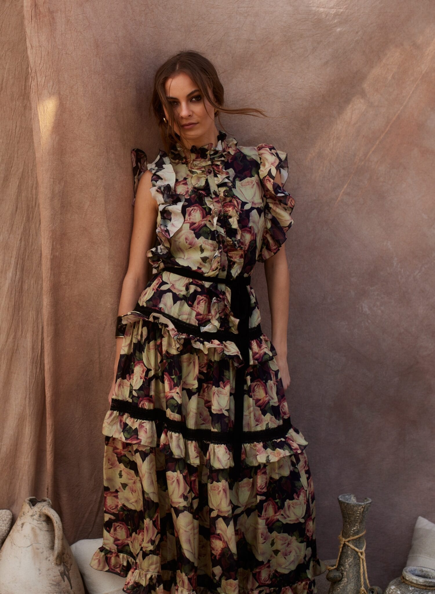 DELINA silk dress — zdjęcie 3