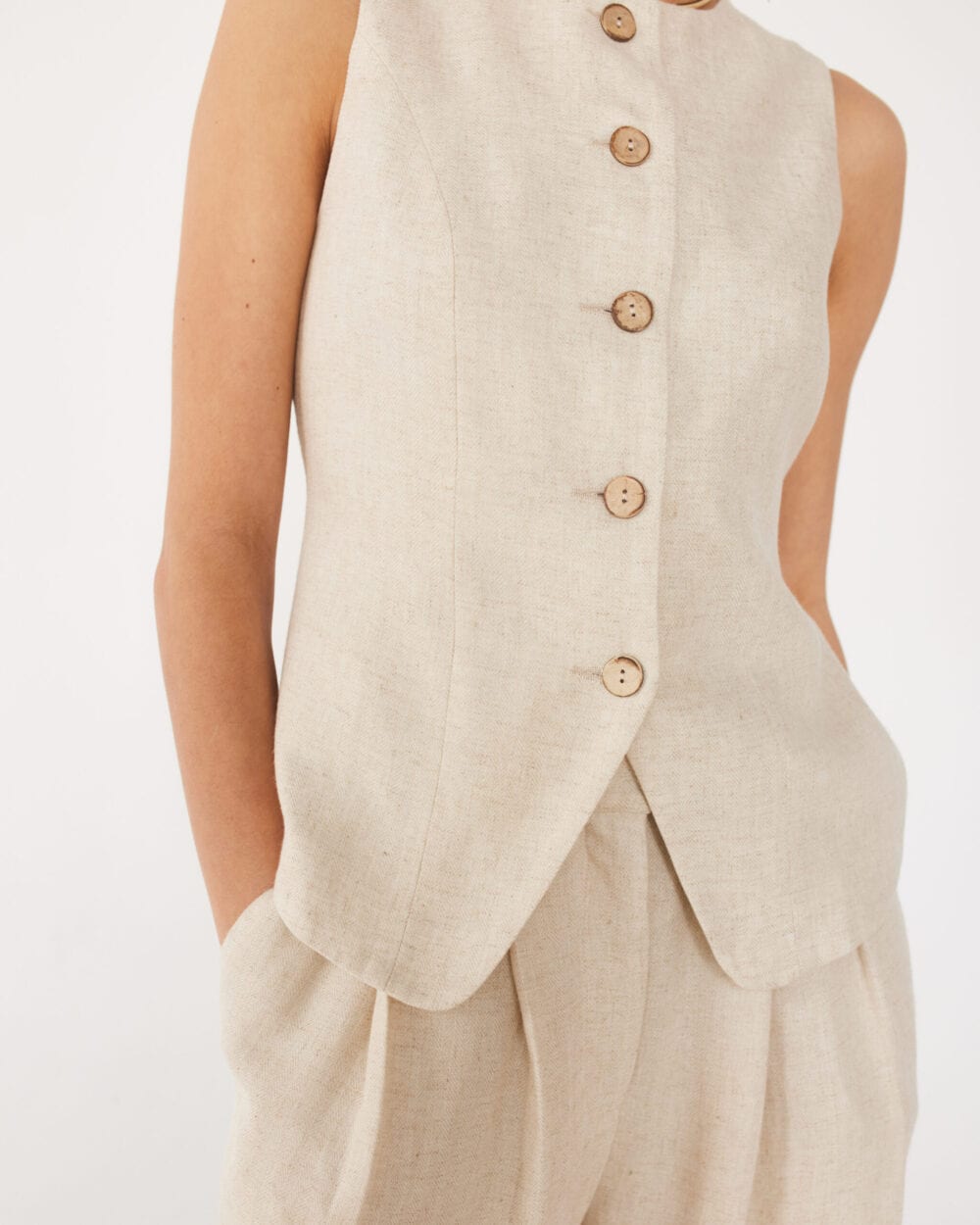 FEZ juta waistcoat — zdjęcie 6