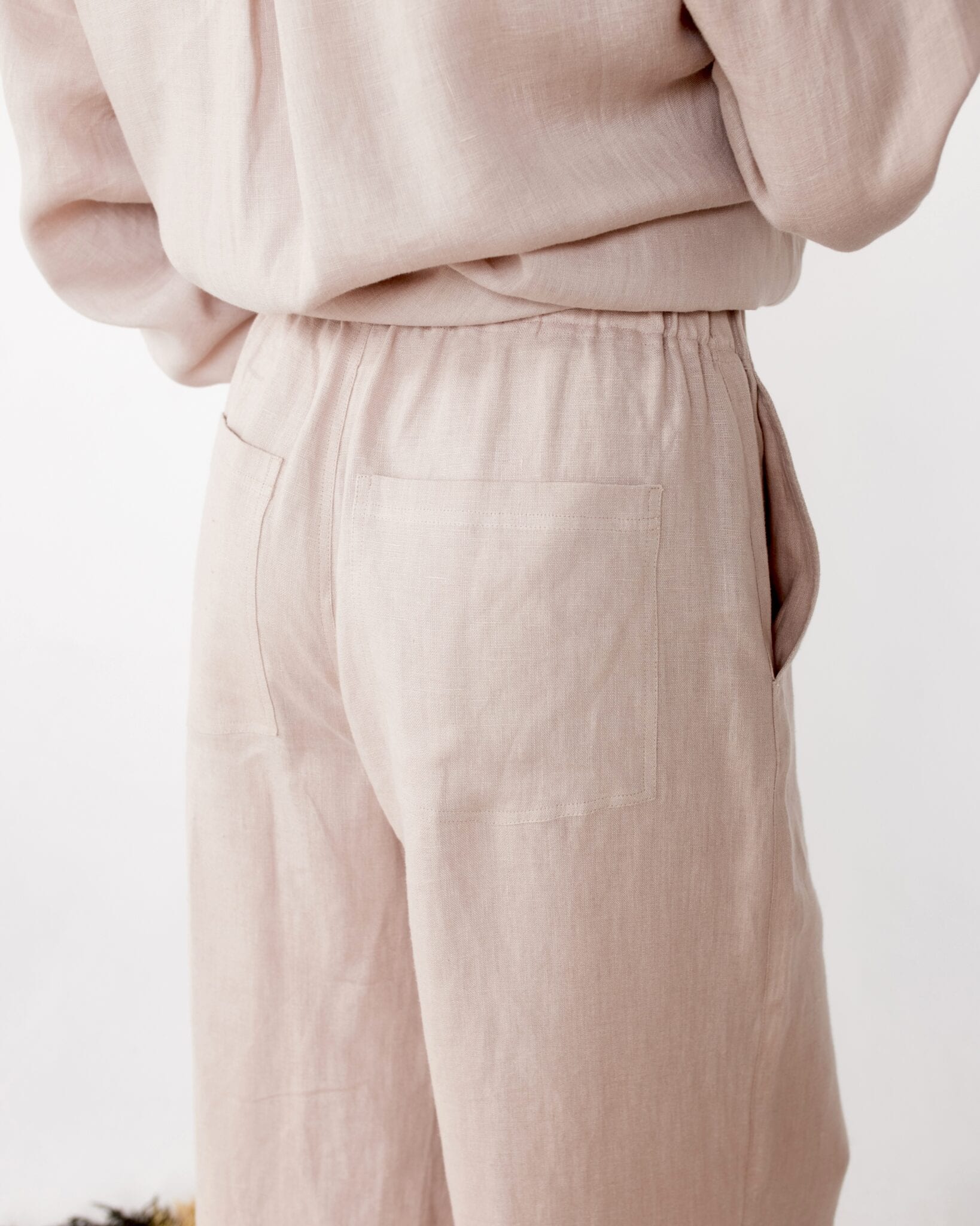 MARRAKESH linen trousers — zdjęcie 5