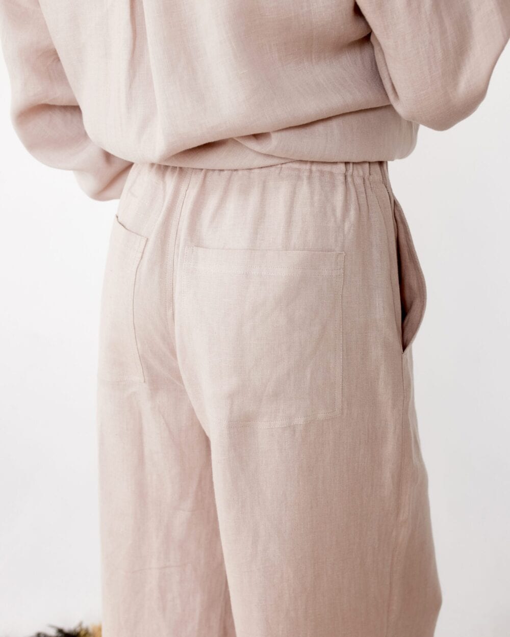 MARRAKESH linen trousers — zdjęcie 5