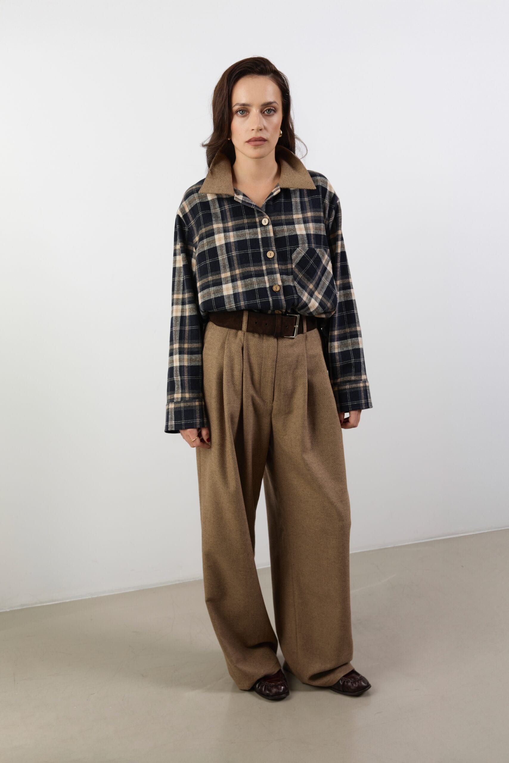 KENSINGTON pleated wool trousers — zdjęcie 6
