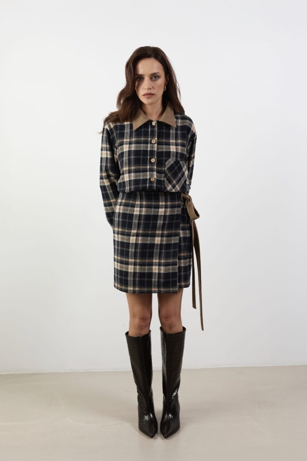 DEVON flannel skirt — zdjęcie 2