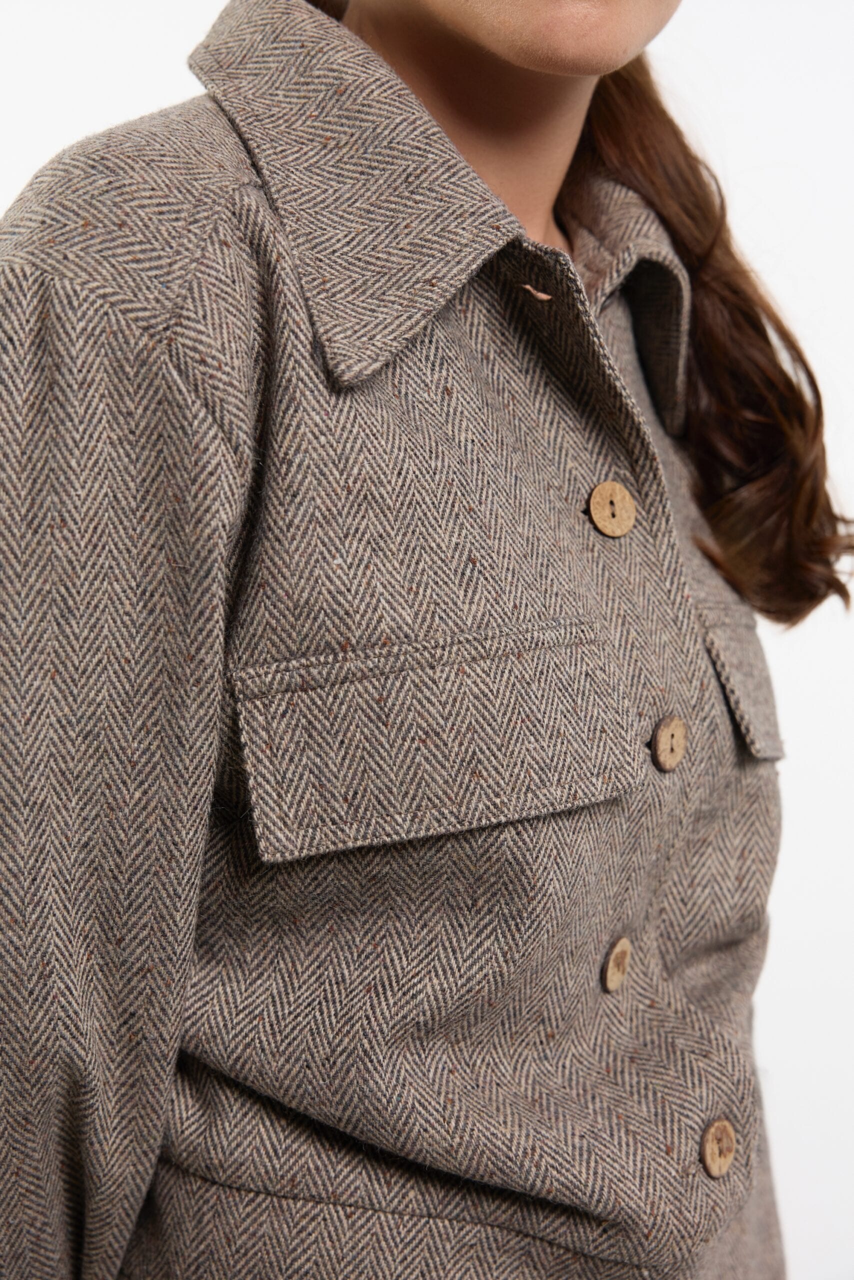 SOMERSET herringbone wool jacket — zdjęcie 4