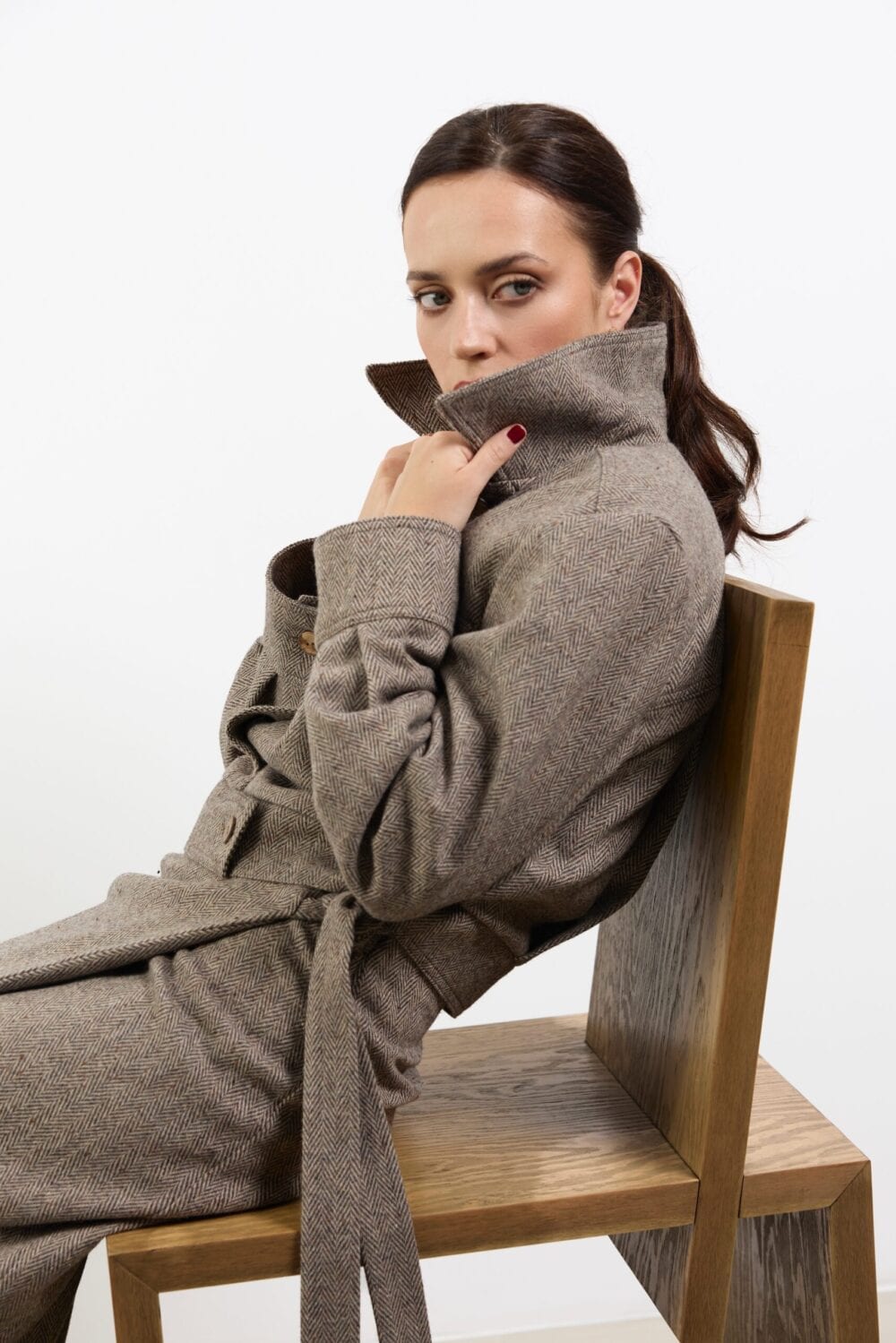 SOMERSET herringbone wool jacket — zdjęcie 8