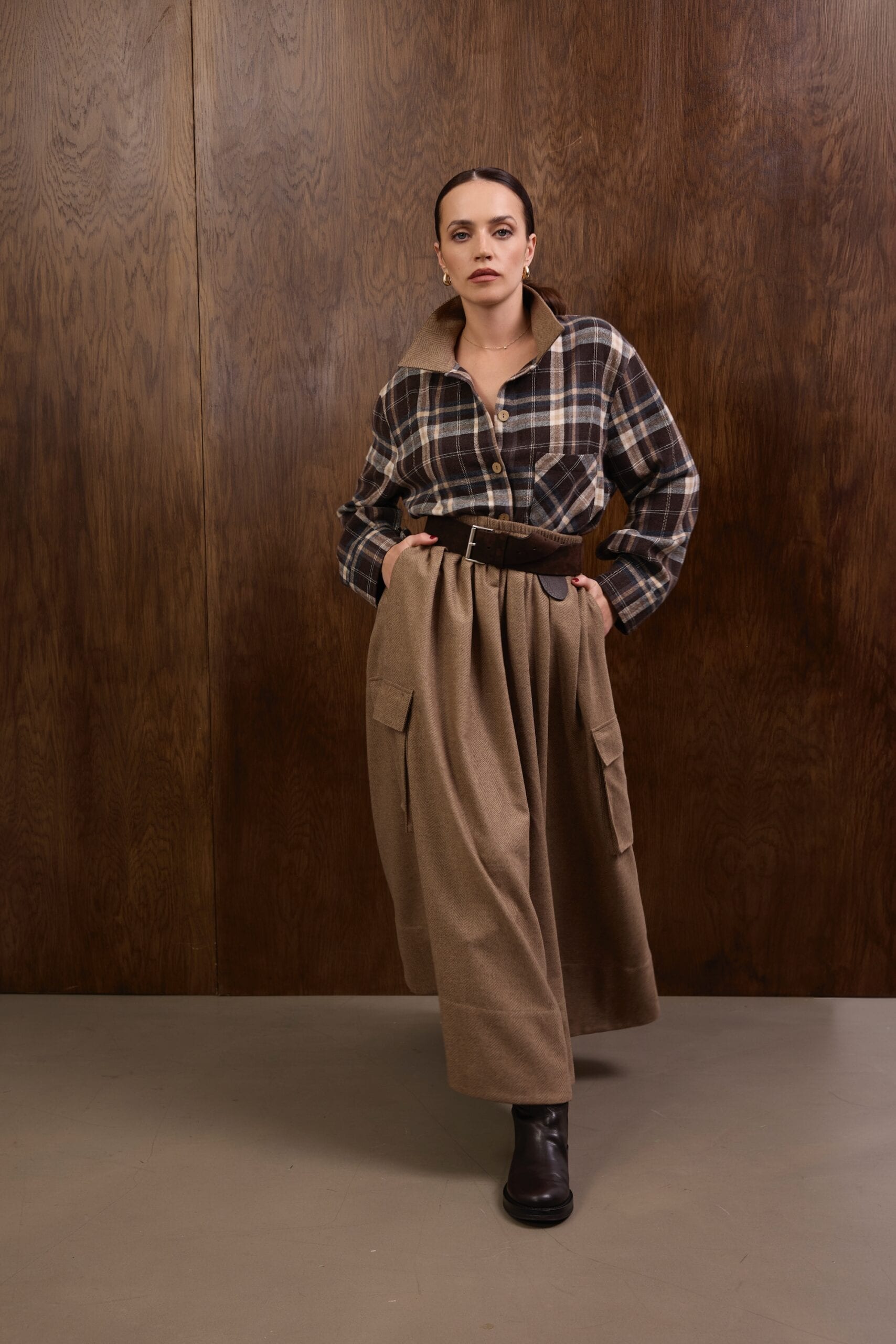 CAMDEN wool skirt — zdjęcie 3