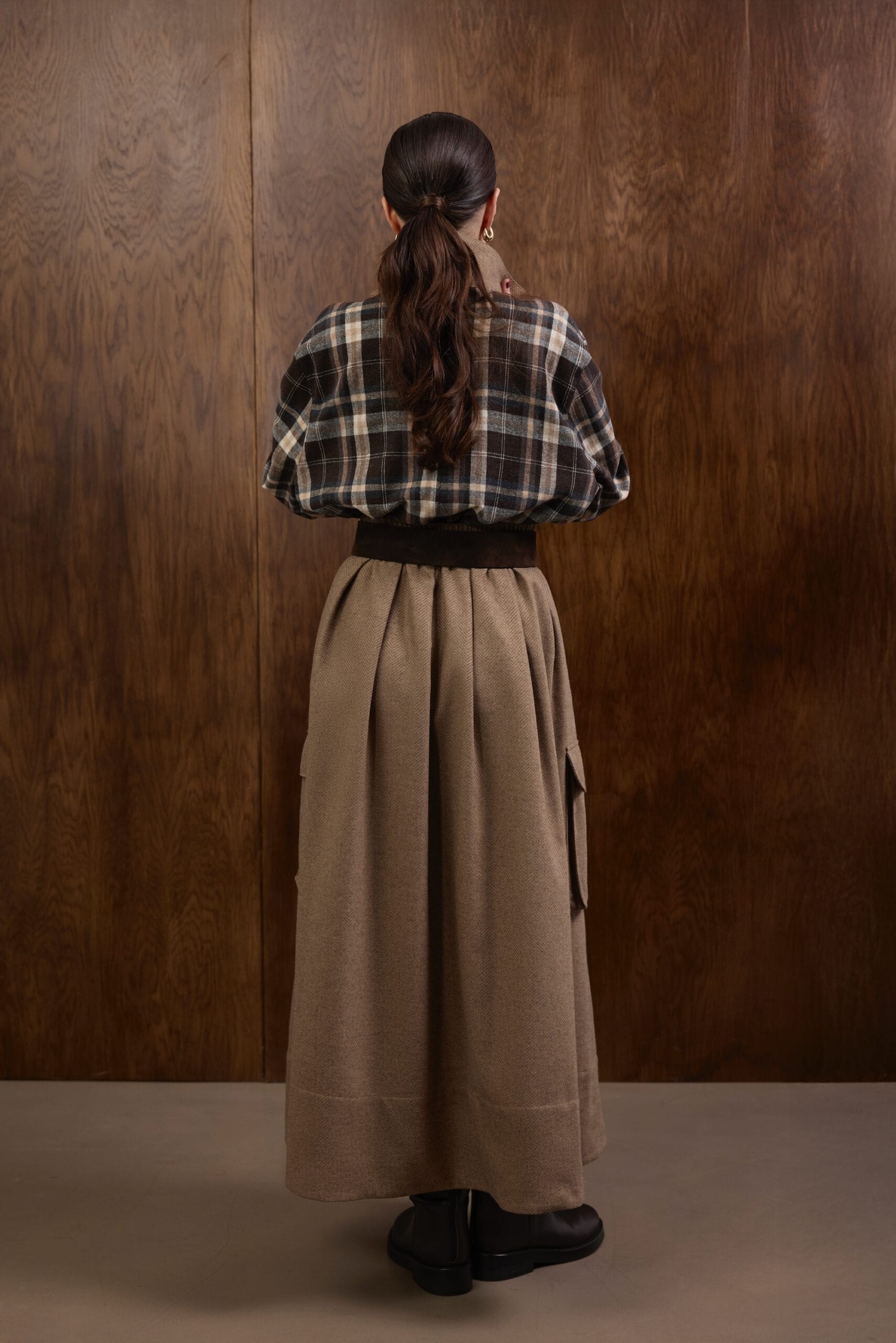 CAMDEN wool skirt — zdjęcie 4
