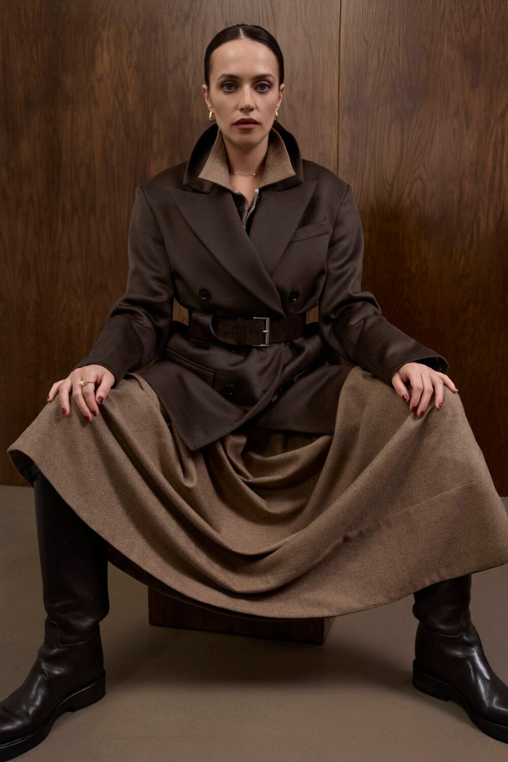 CAMDEN wool skirt — zdjęcie 5