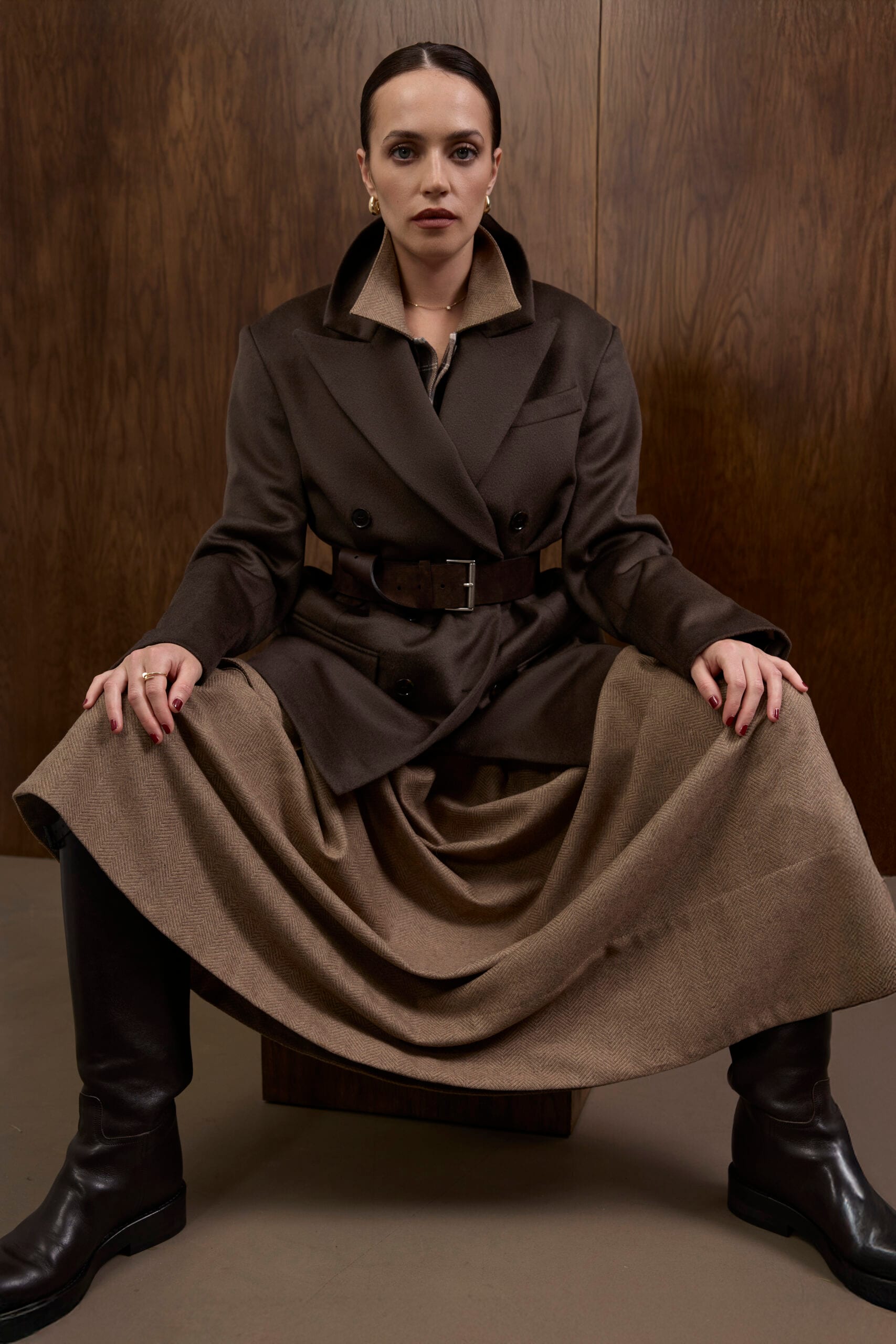 CAMDEN wool skirt — zdjęcie 5