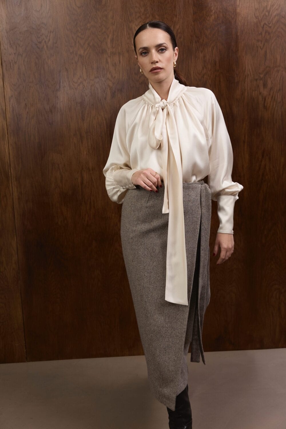 BAUMONT satin shirt — zdjęcie 8