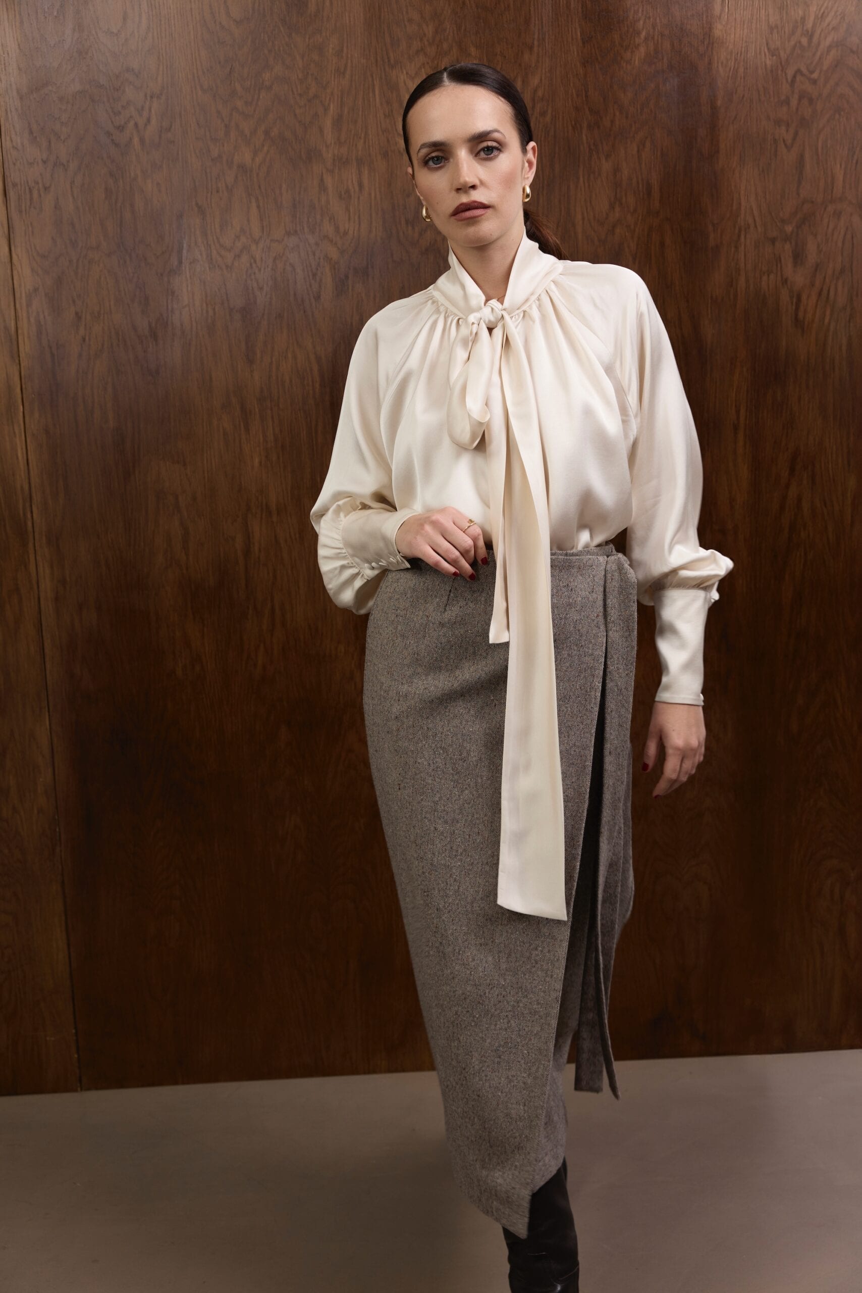 BAUMONT satin shirt — zdjęcie 8