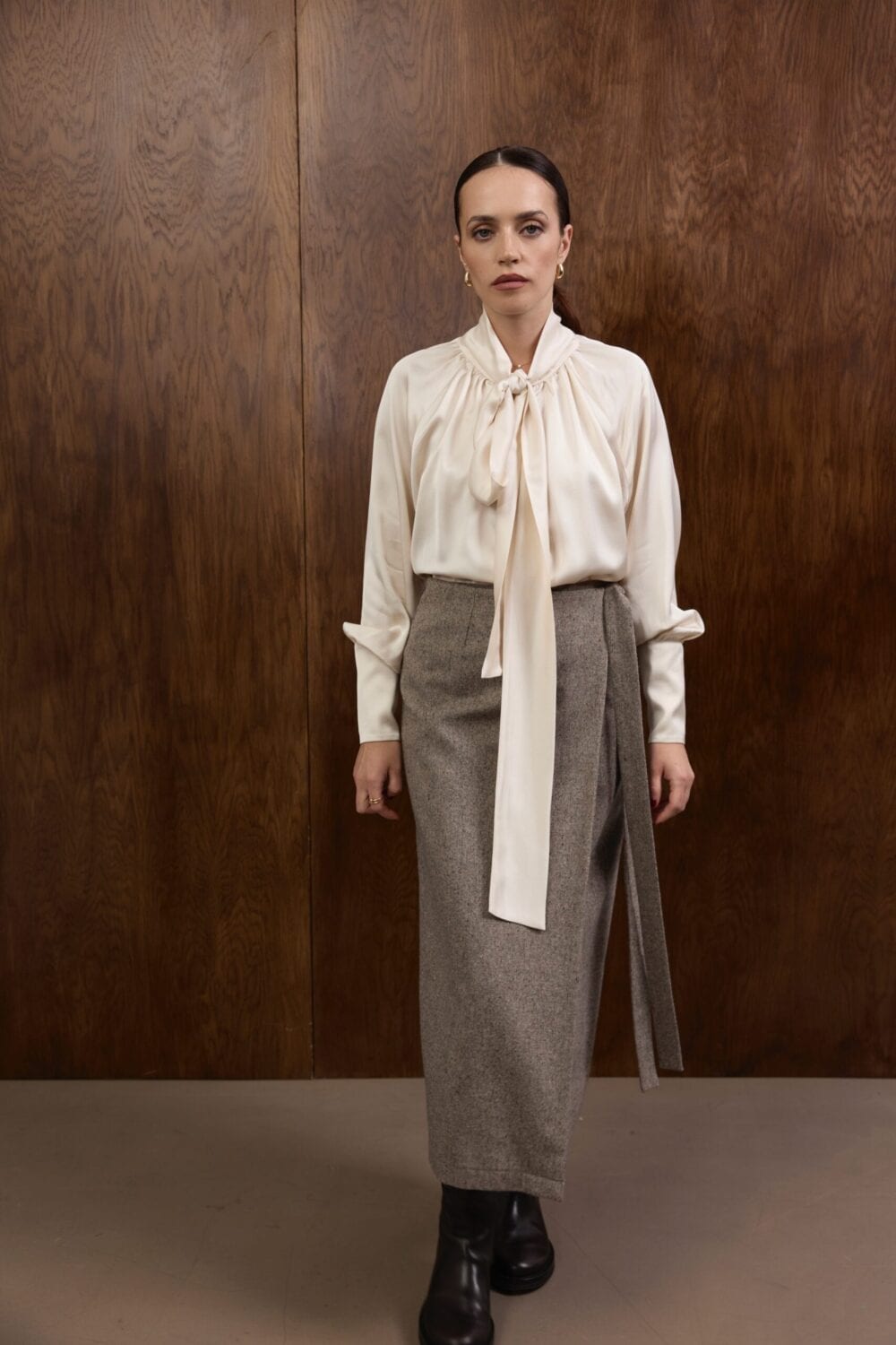 BAUMONT satin shirt — zdjęcie 2