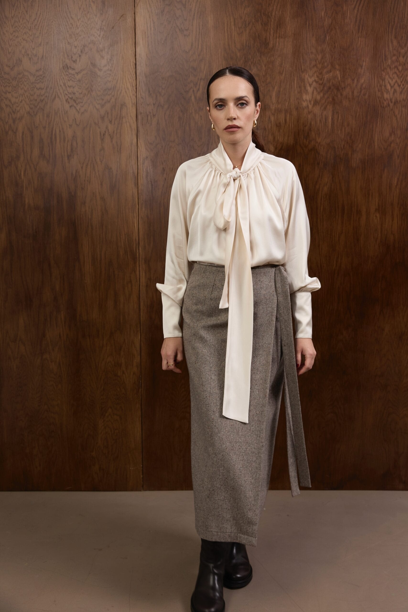 BAUMONT satin shirt — zdjęcie 2