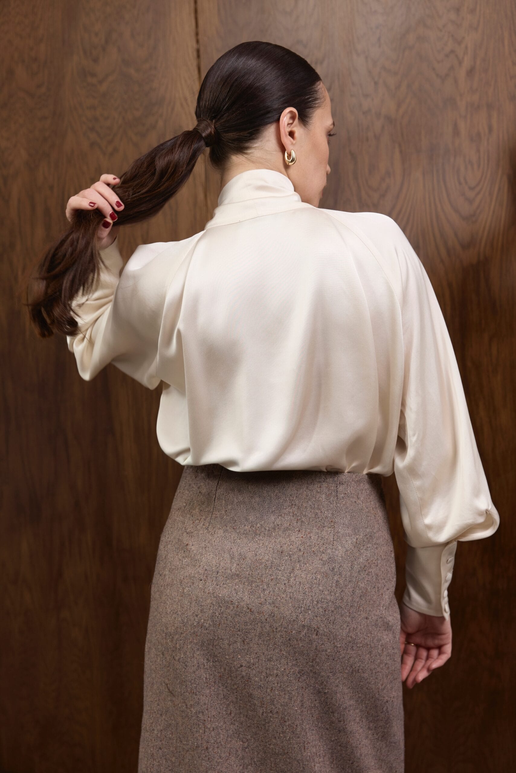 BAUMONT satin shirt — zdjęcie 4