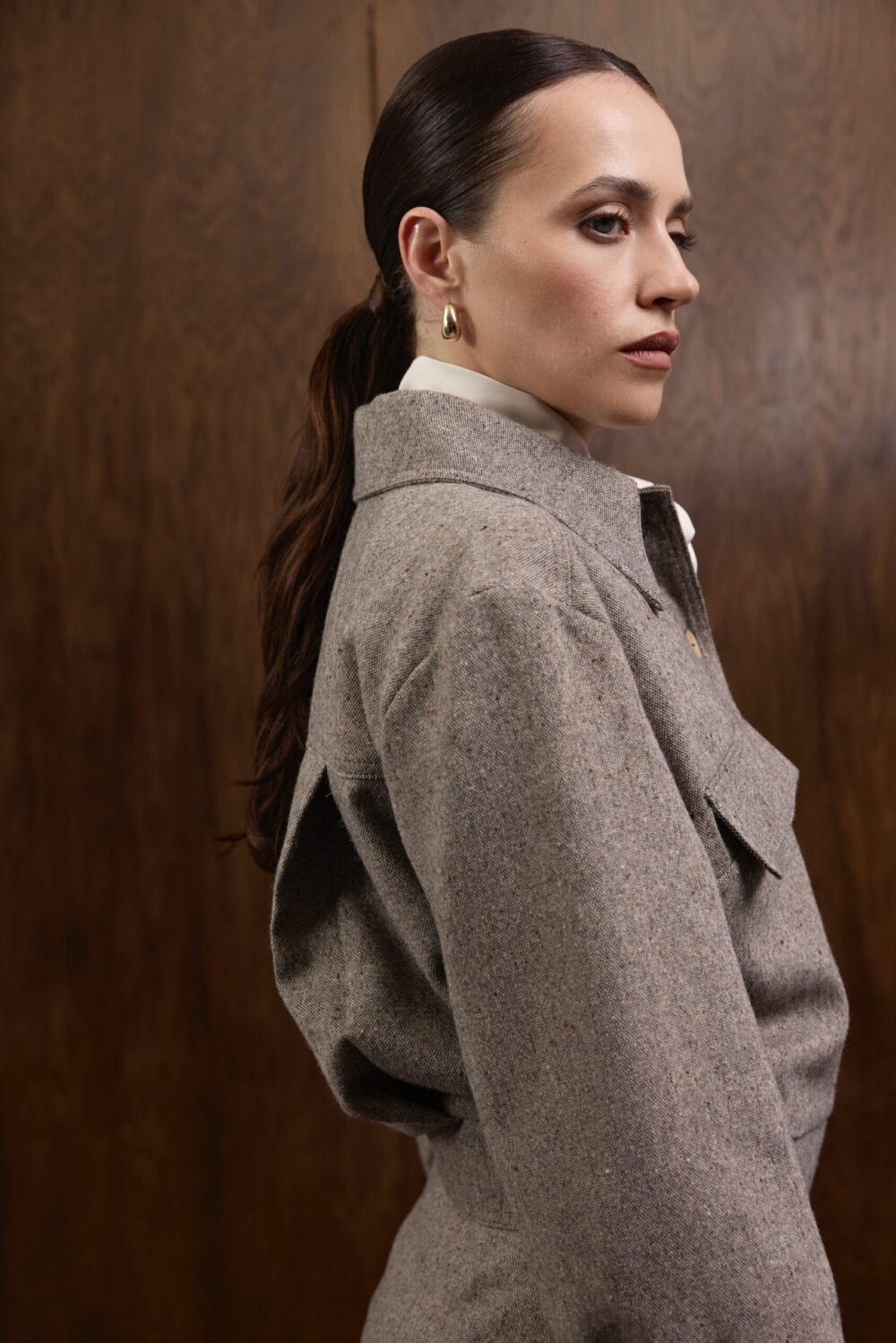SOMERSET tweed wool jacket — zdjęcie 7