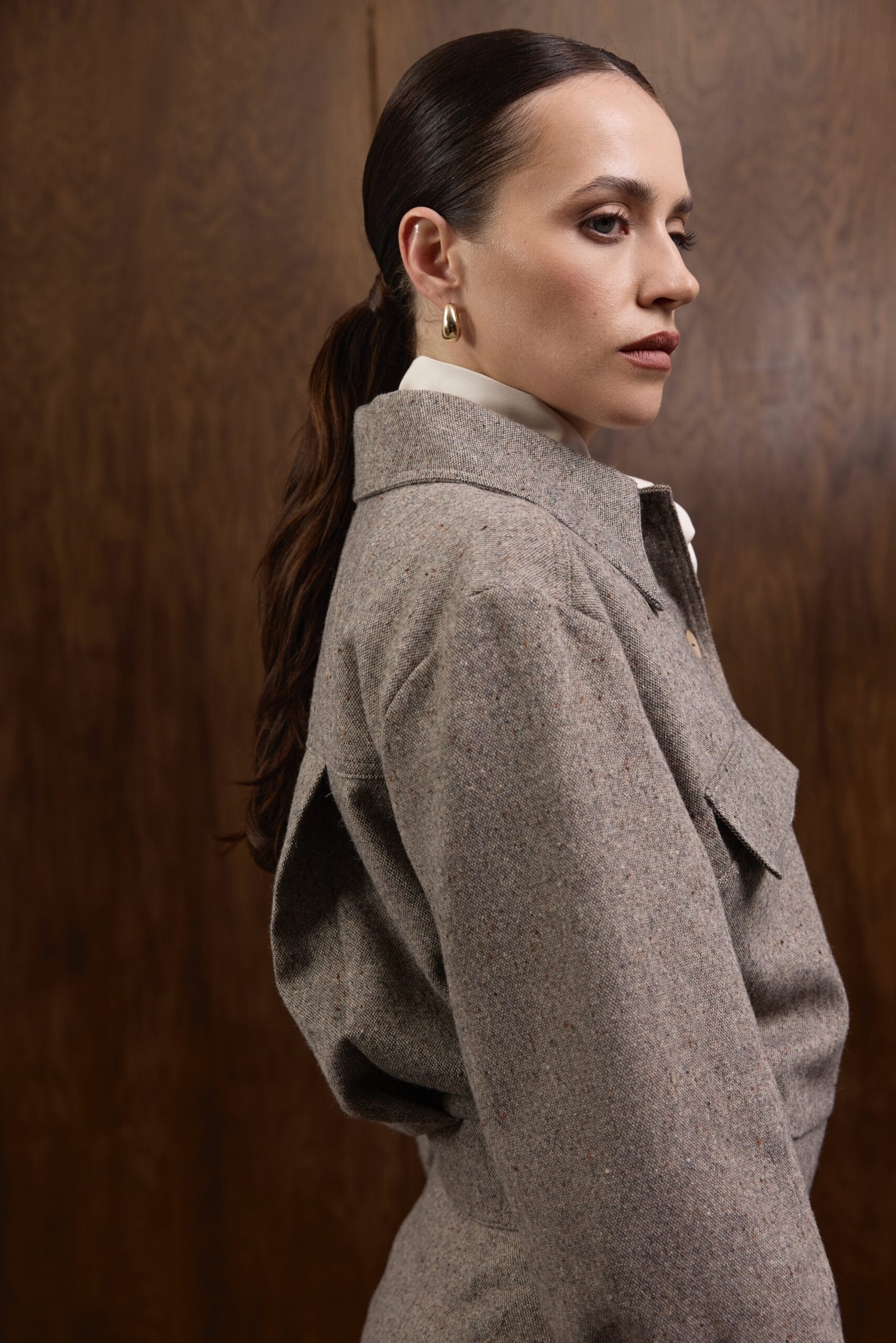 SOMERSET tweed wool jacket — zdjęcie 7