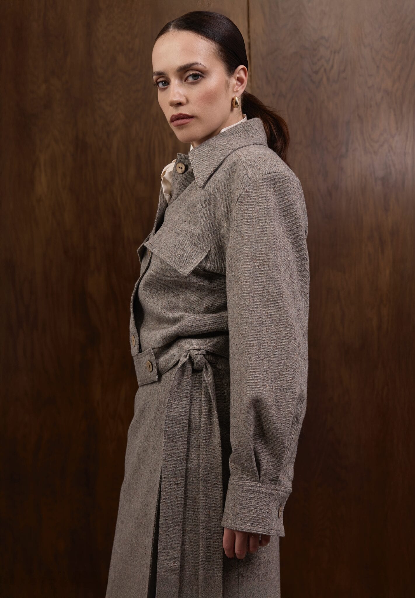 SOMERSET tweed wool jacket — zdjęcie 6