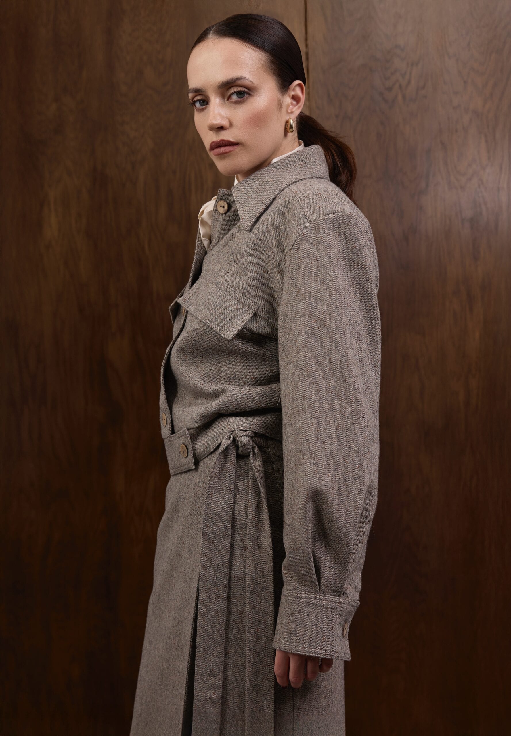 Wełniana kurtka SOMERSET tweed — zdjęcie 6