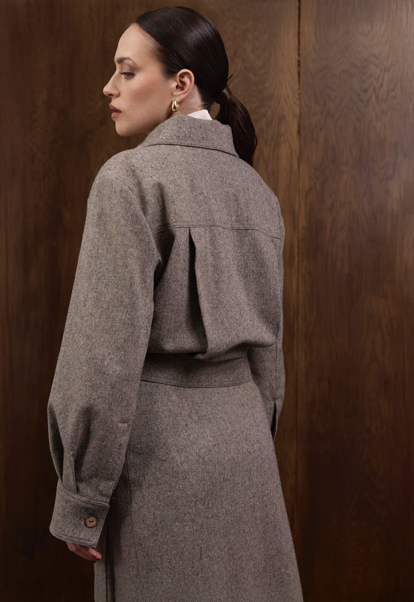 SOMERSET tweed wool jacket — zdjęcie 8