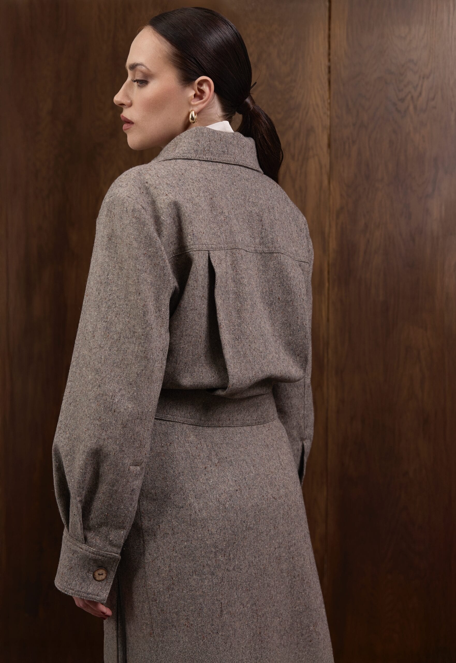 Wełniana kurtka SOMERSET tweed — zdjęcie 8