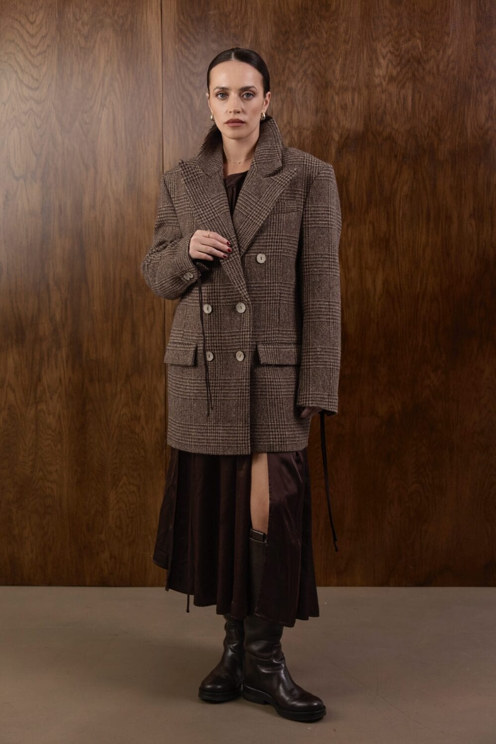 BALMORAL check wool blazer — zdjęcie 6