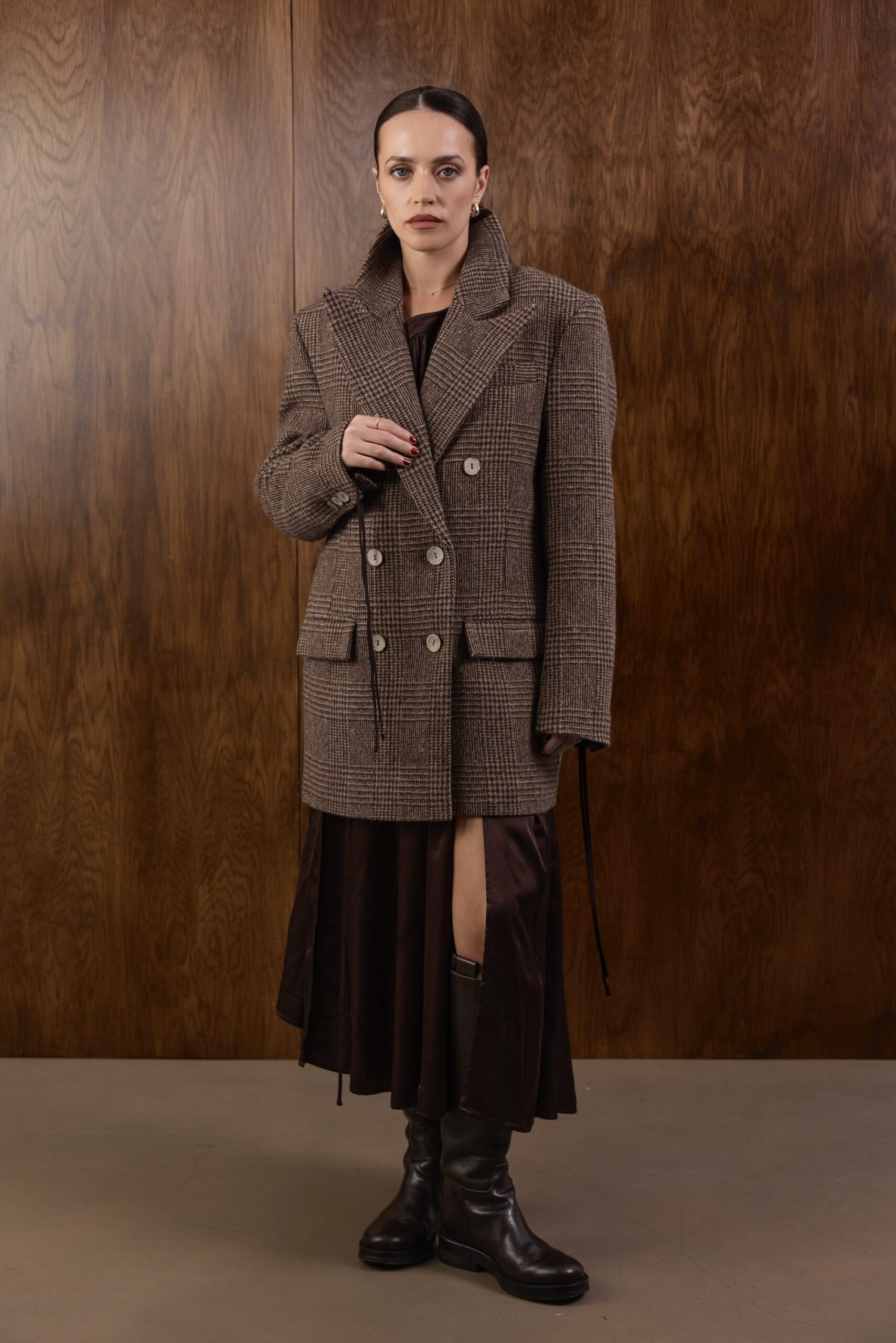BALMORAL check wool blazer — zdjęcie 6