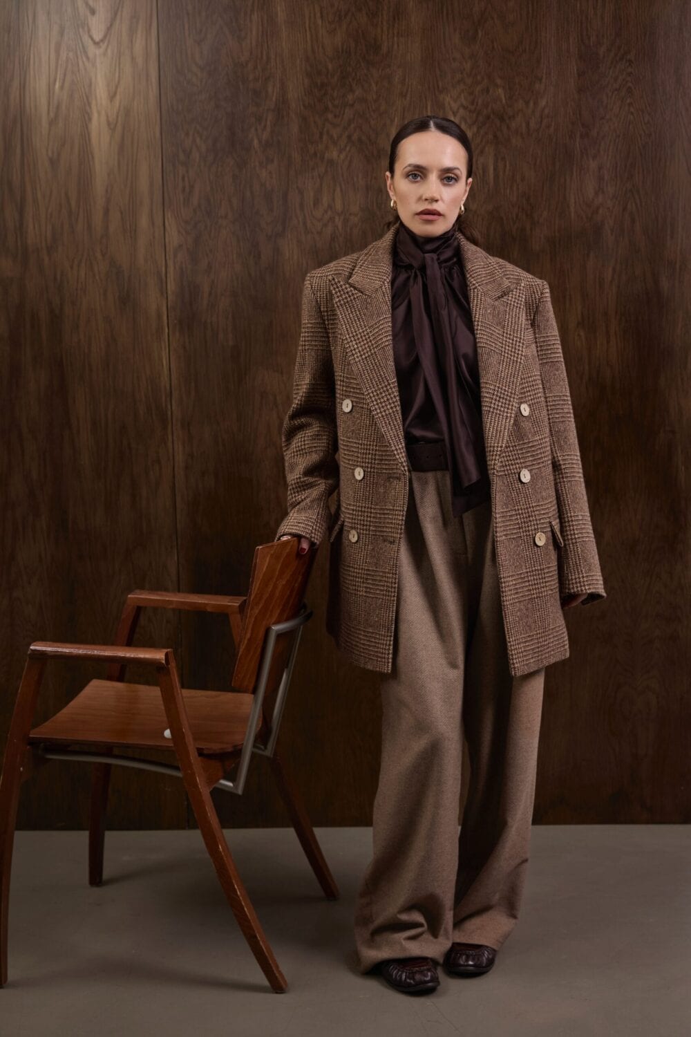 BALMORAL check wool blazer — zdjęcie 3