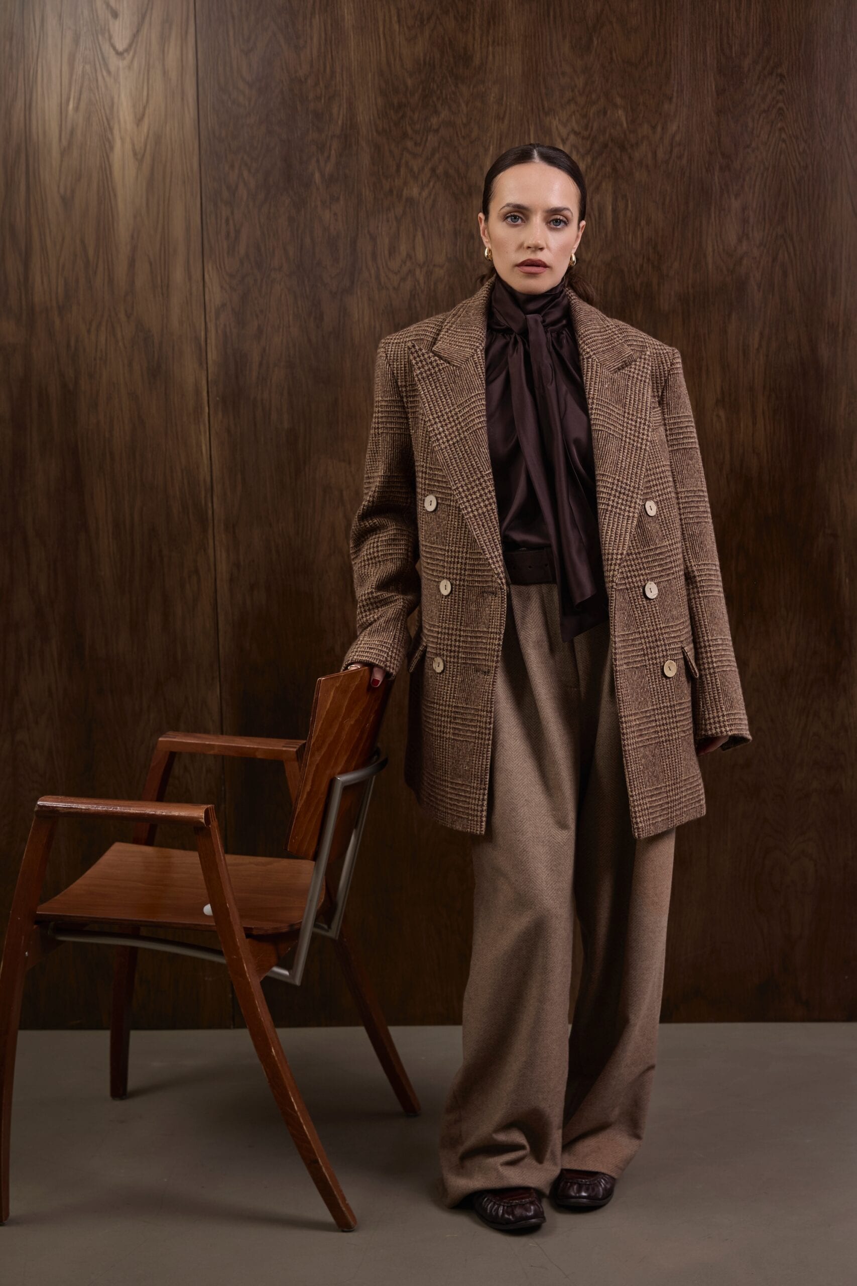 BALMORAL check wool blazer — zdjęcie 3