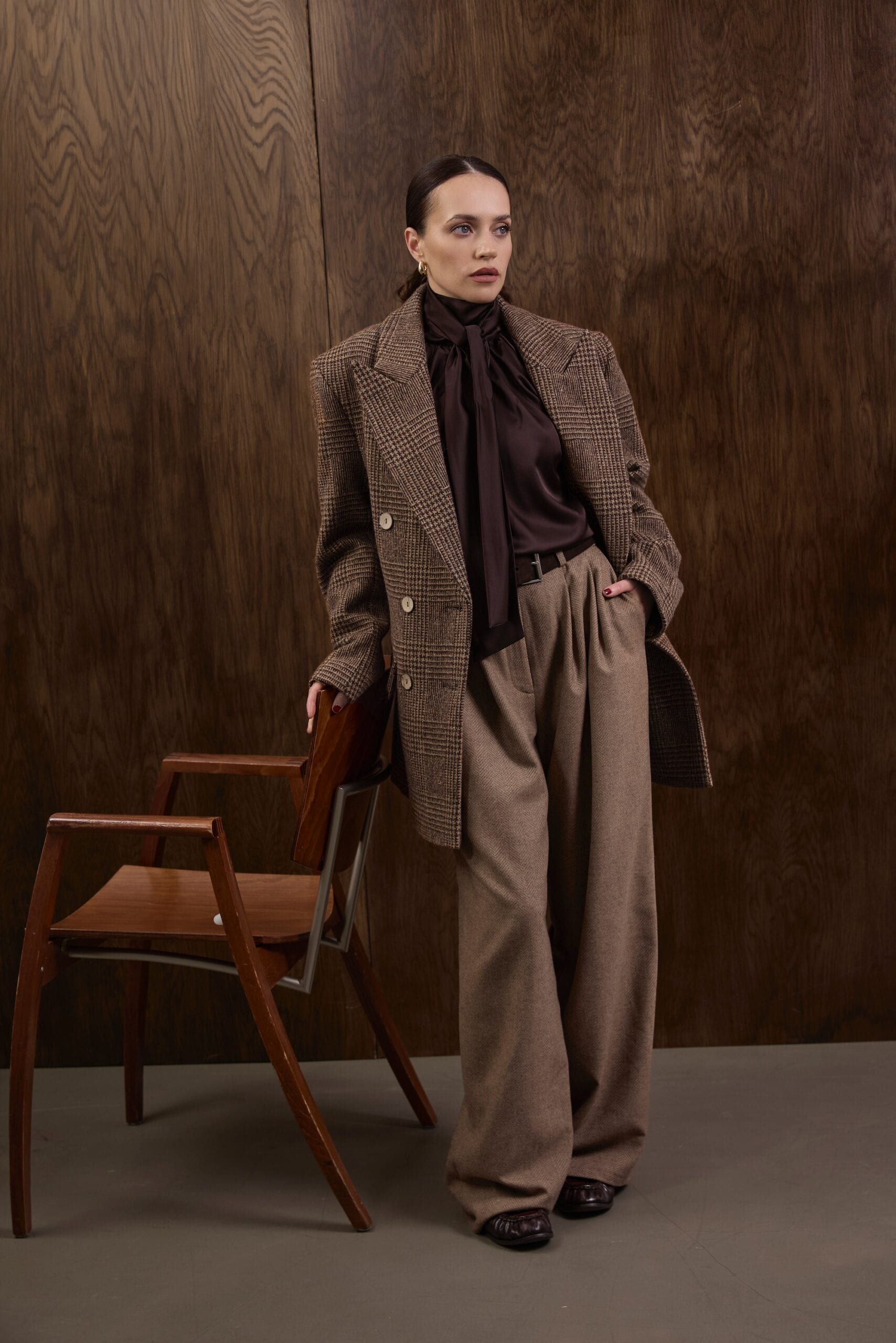 BALMORAL check wool blazer — zdjęcie 2