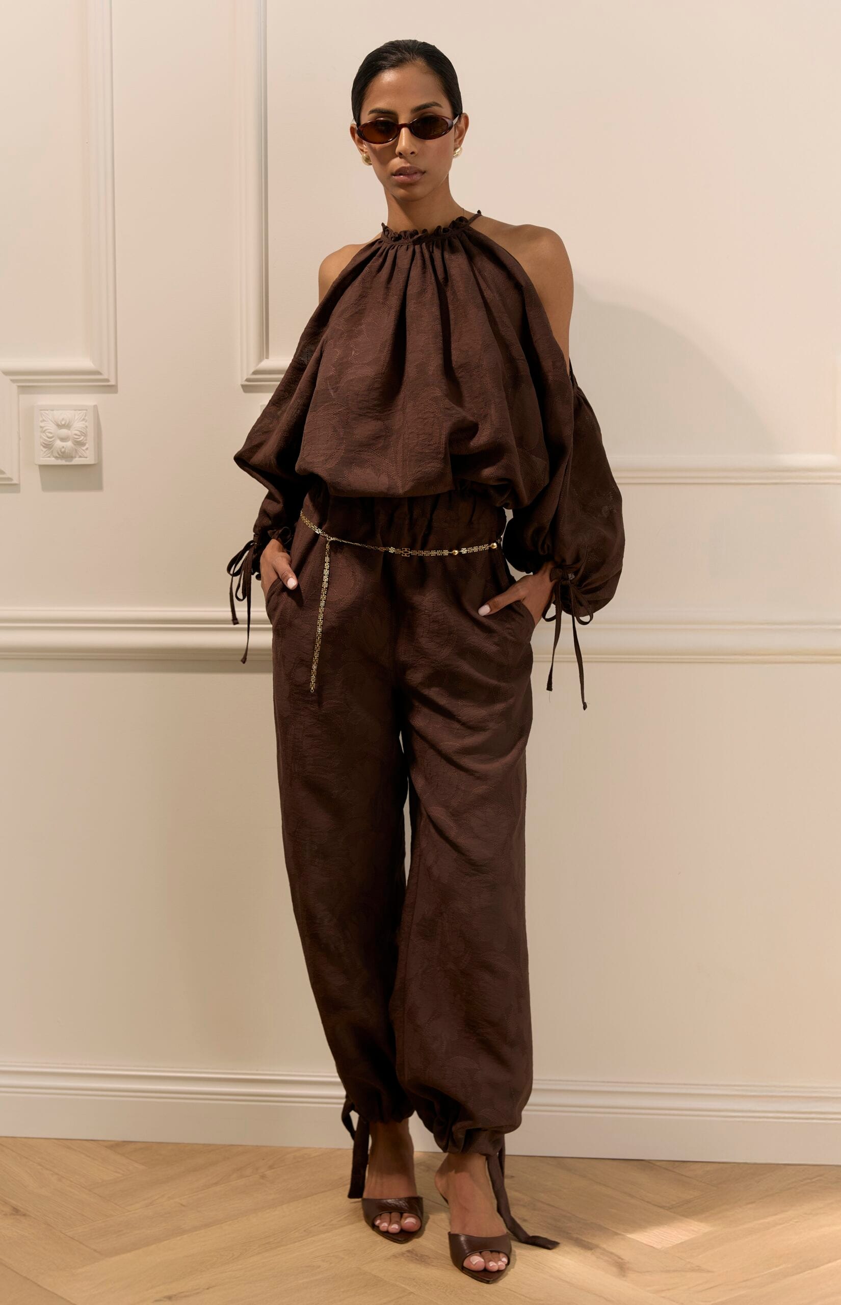 IMOLA truffle blouse — zdjęcie 2