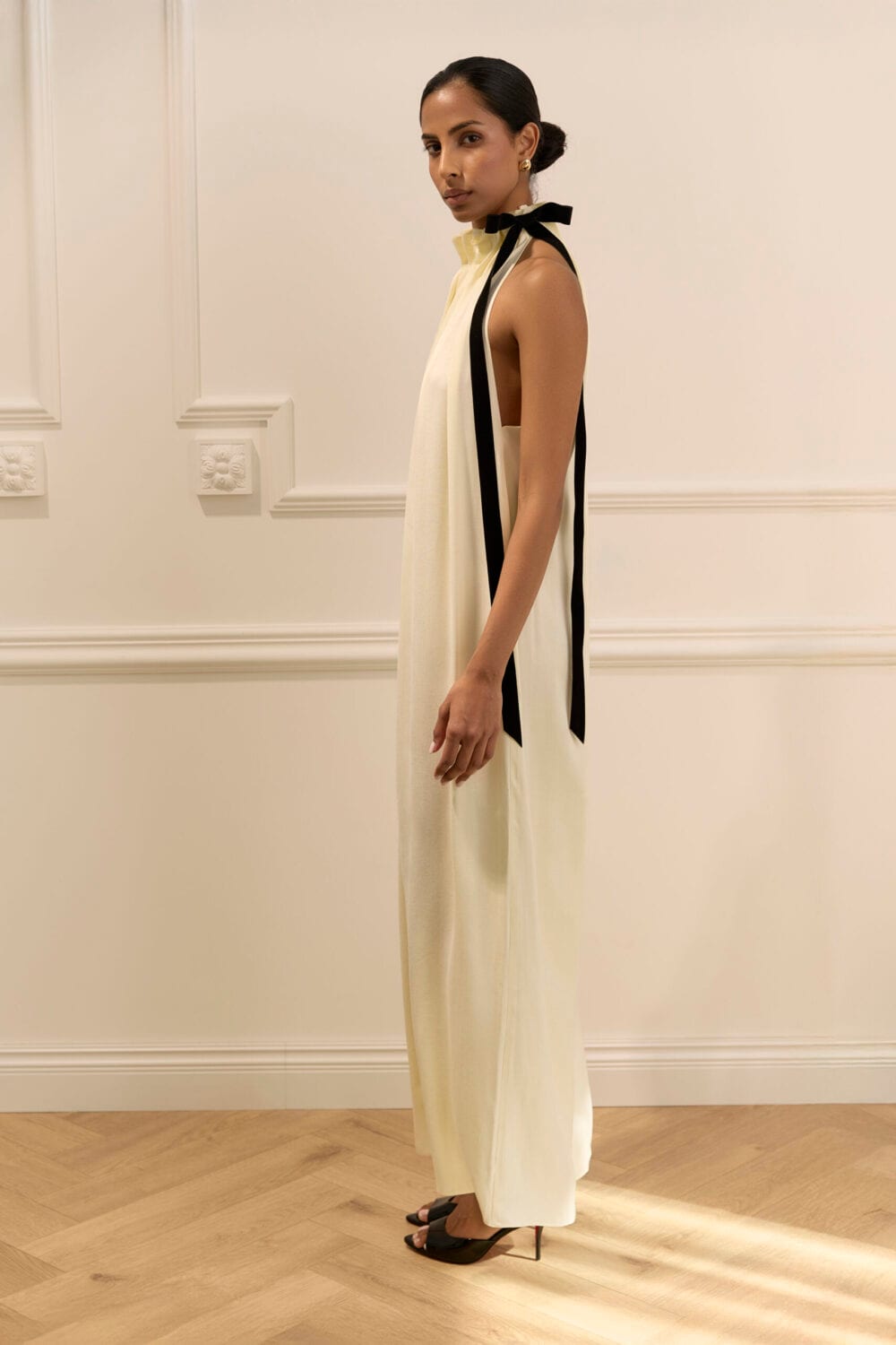ABU DHABI cream jumpsuit — zdjęcie 6