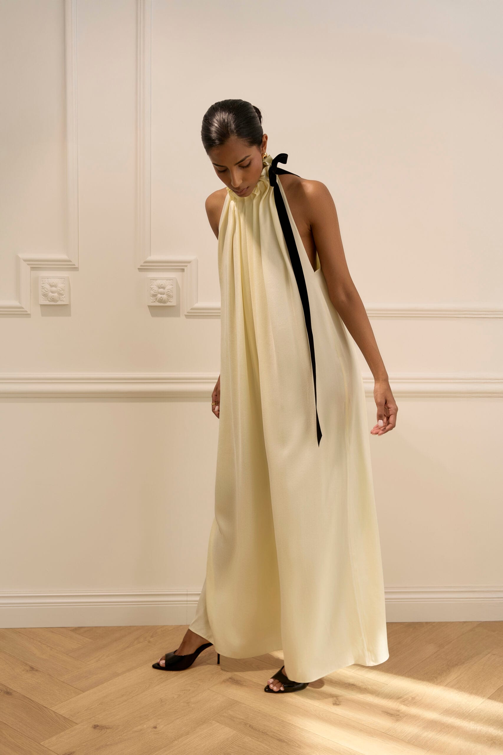 ABU DHABI cream jumpsuit — zdjęcie 8