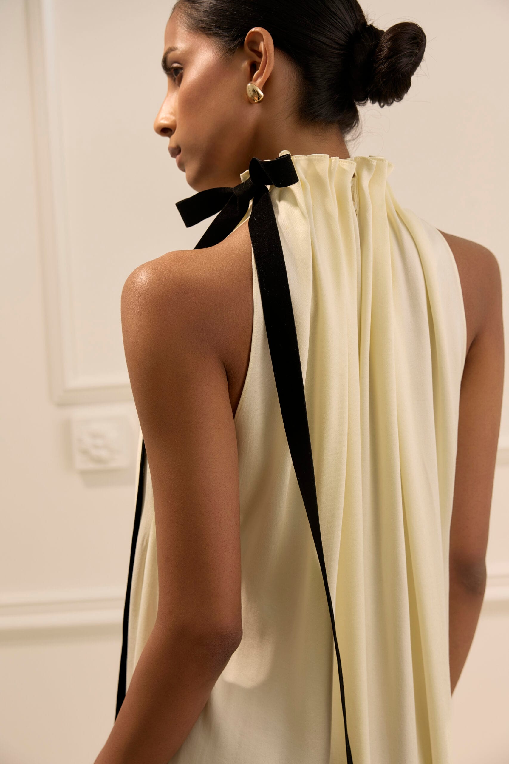 ABU DHABI cream jumpsuit — zdjęcie 7
