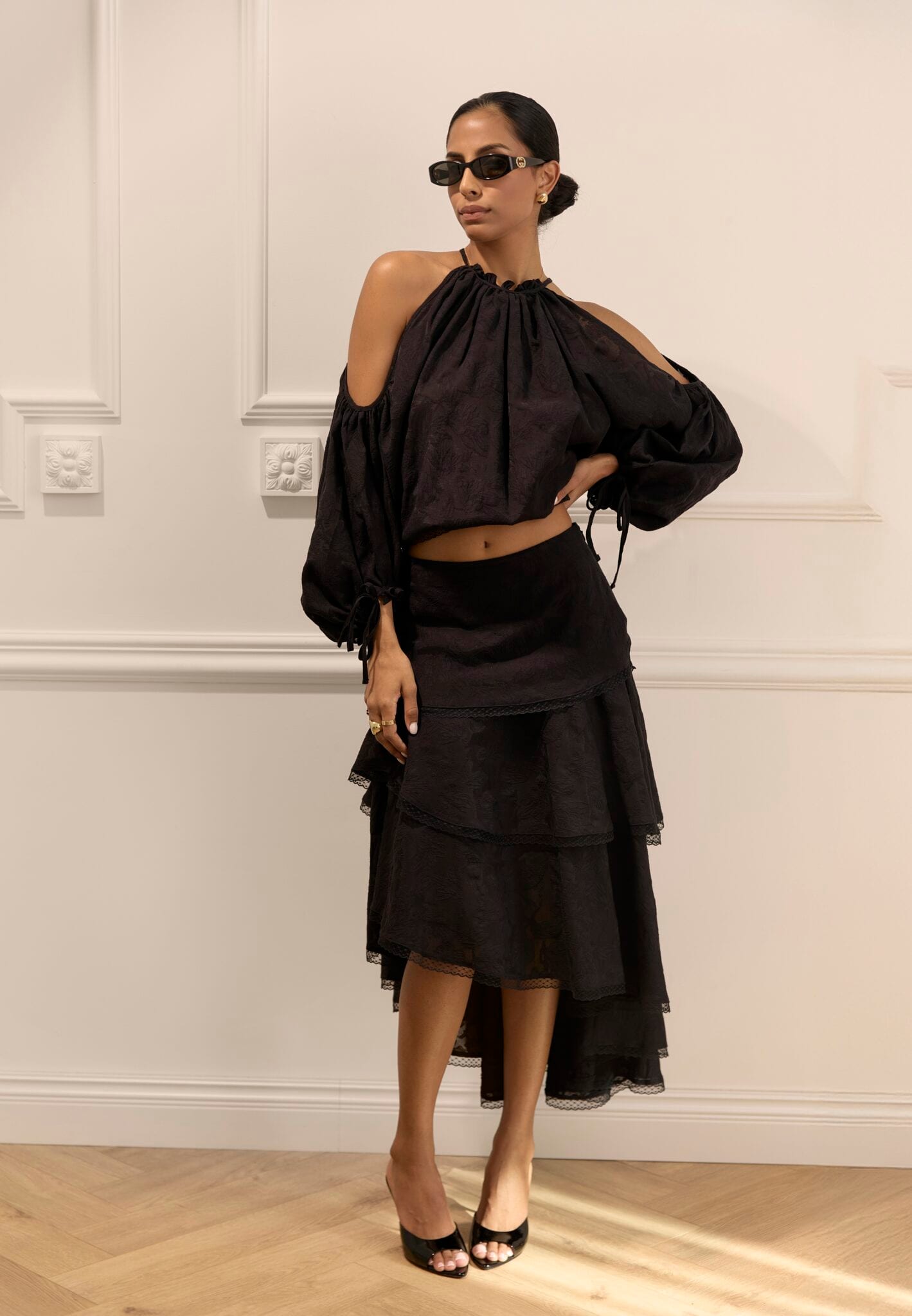 IMOLA noir skirt — zdjęcie 5
