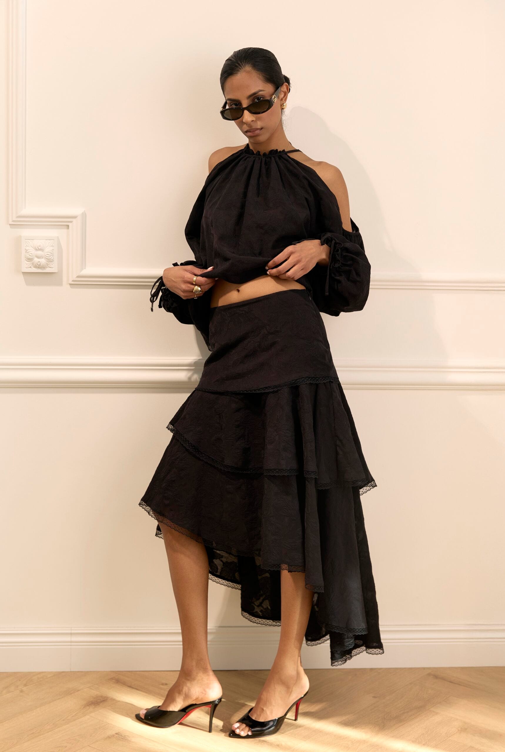 IMOLA noir skirt — zdjęcie 2