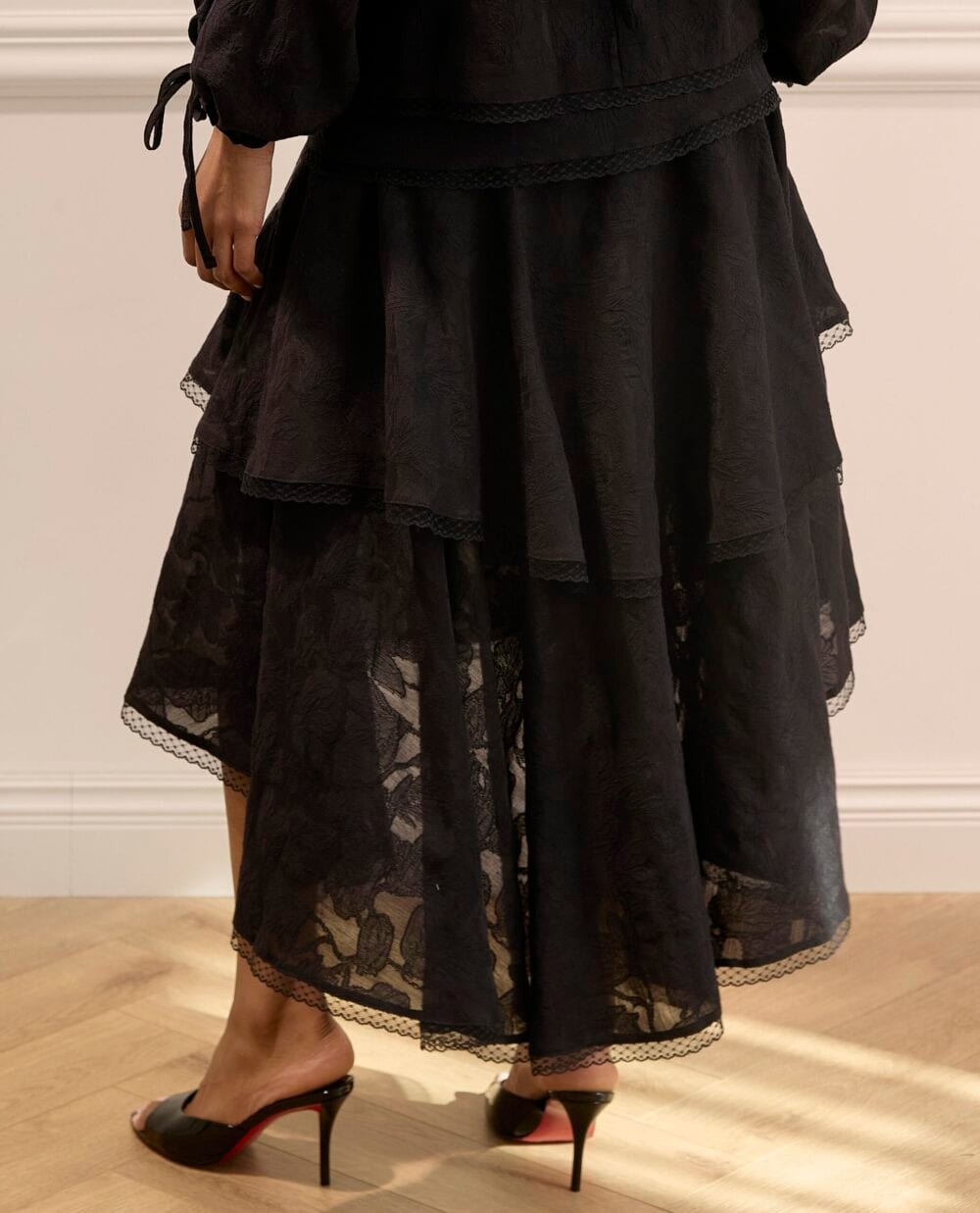 IMOLA noir skirt — zdjęcie 4