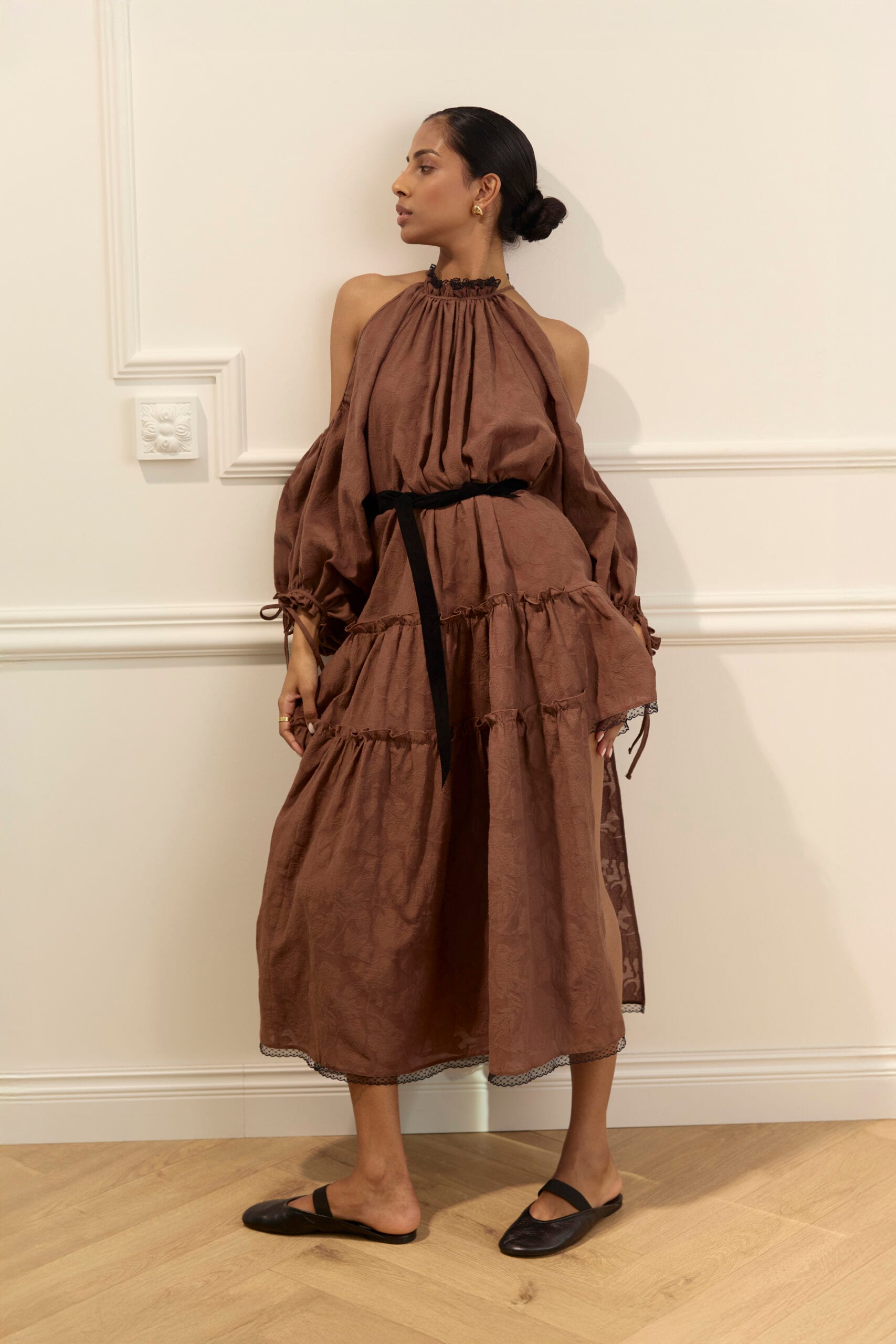 BARCELONA chocolate dress — zdjęcie 8