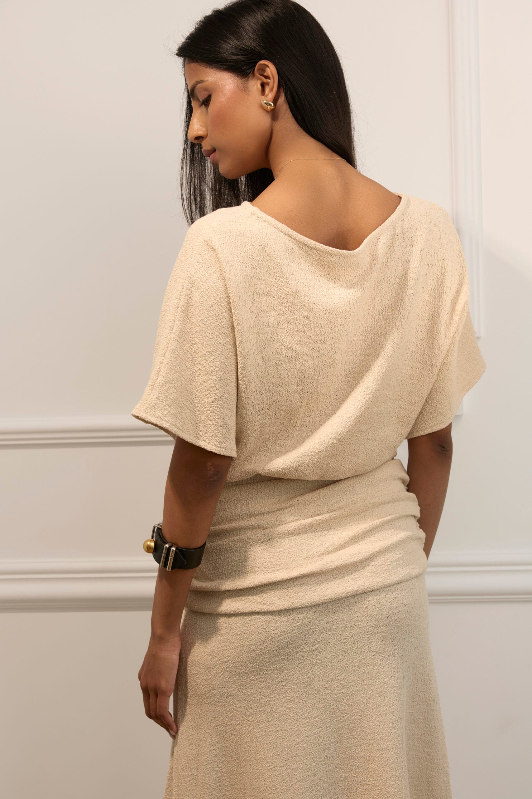 MONACO cream dress — zdjęcie 7