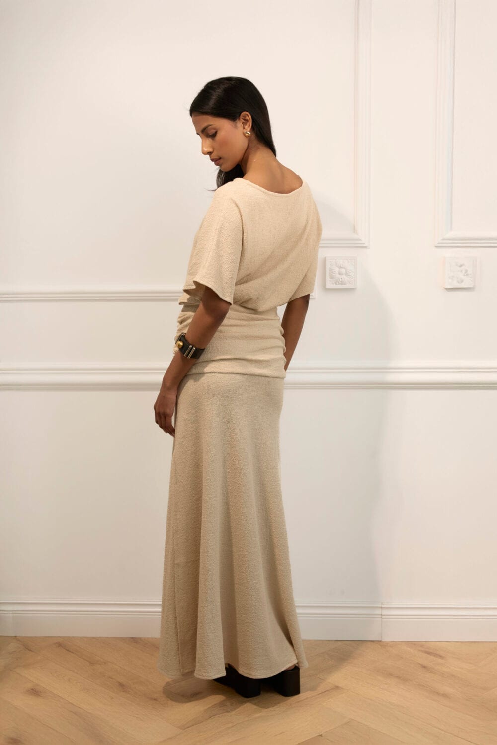 MONACO cream dress — zdjęcie 3