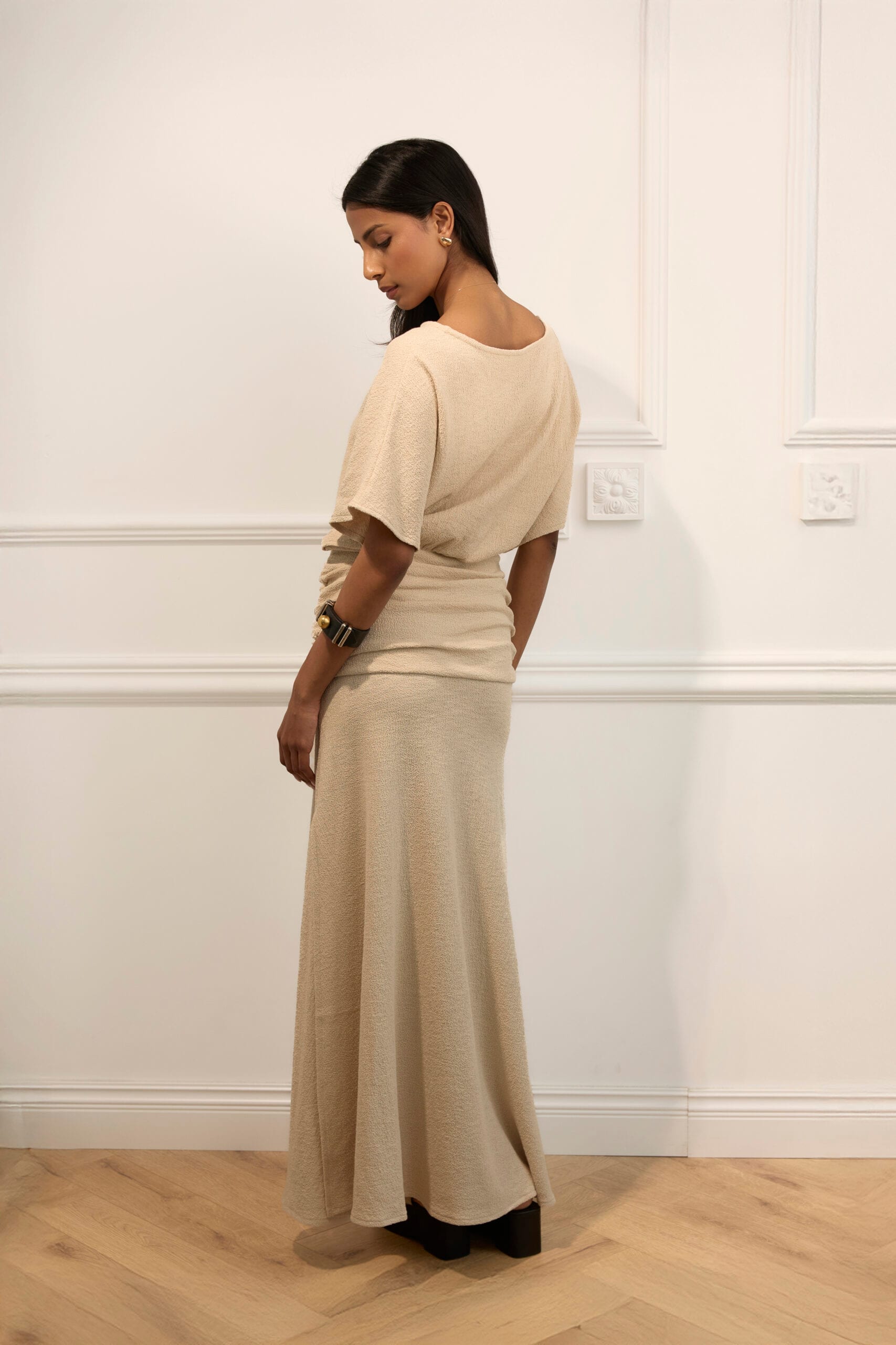 MONACO cream dress — zdjęcie 3