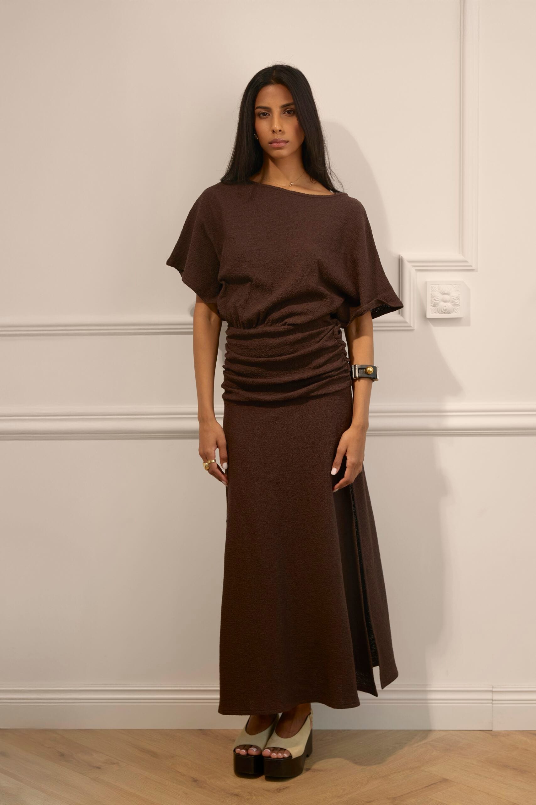 MONACO cocoa dress — zdjęcie 2