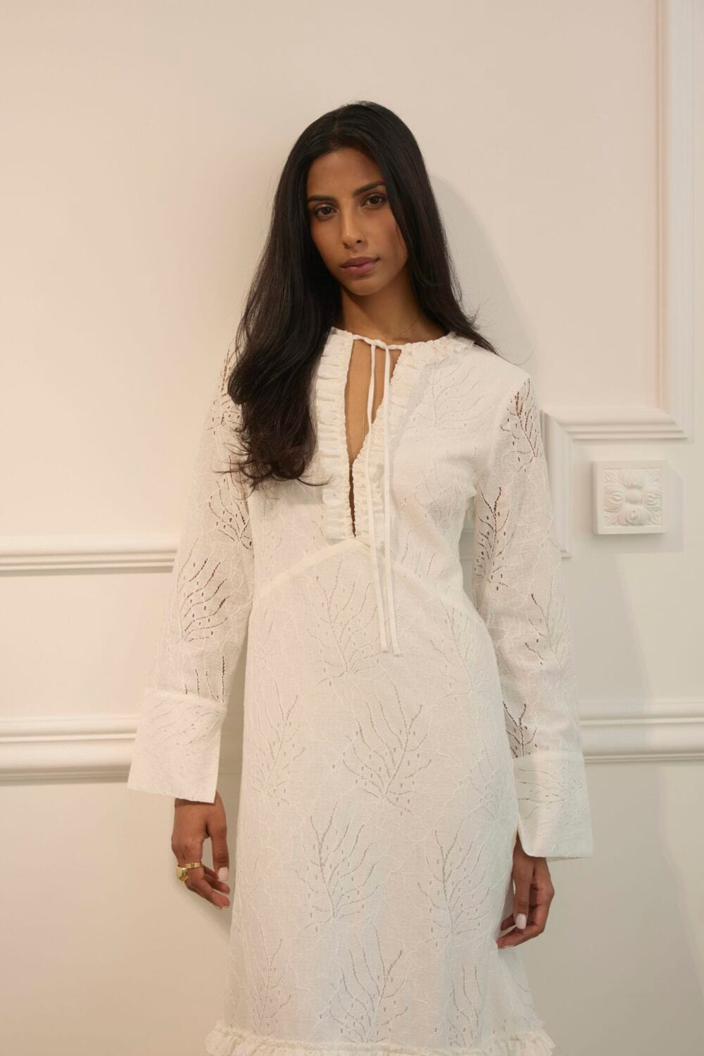 SILVERSTONE ivory dress — zdjęcie 5