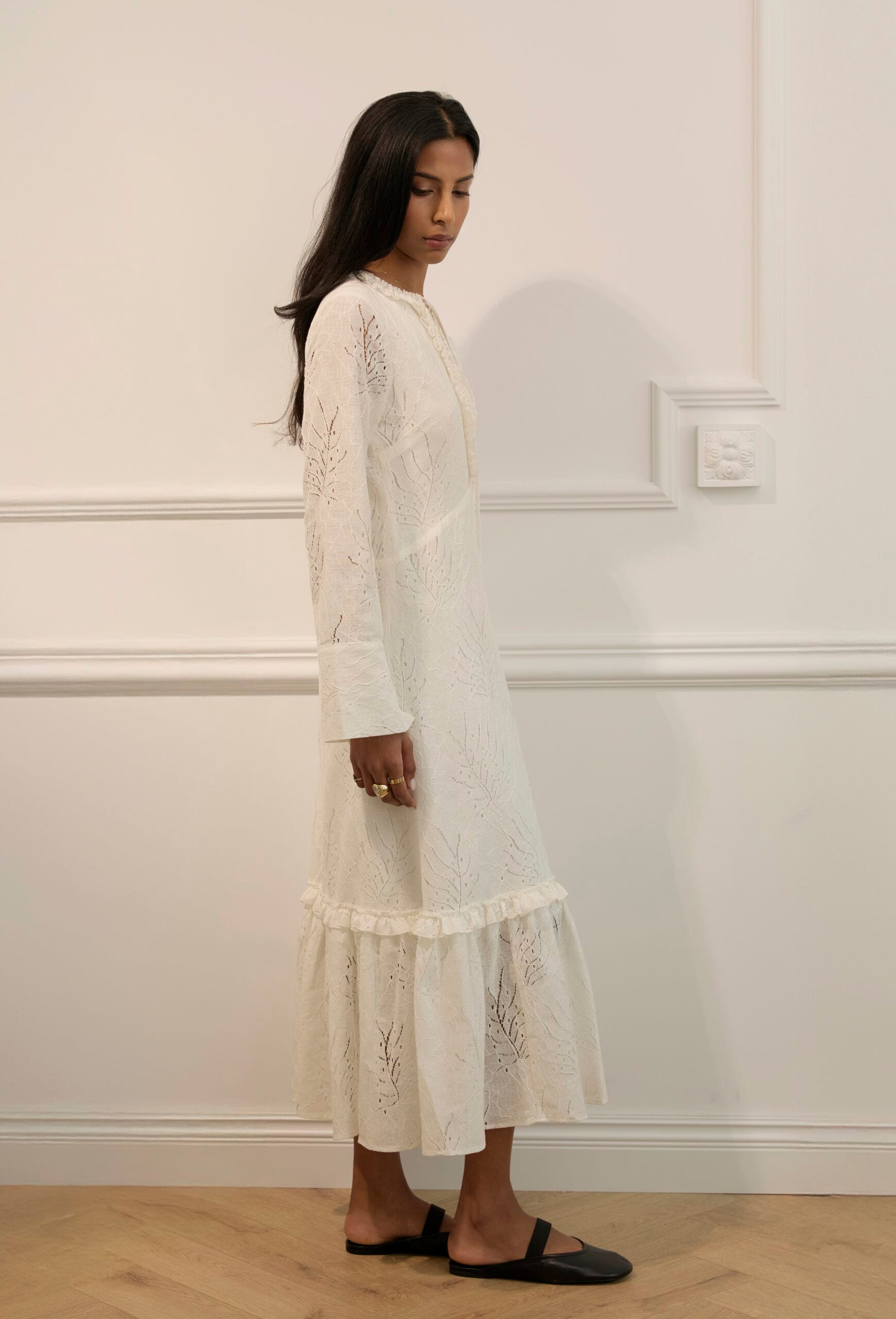 SILVERSTONE ivory dress — zdjęcie 6