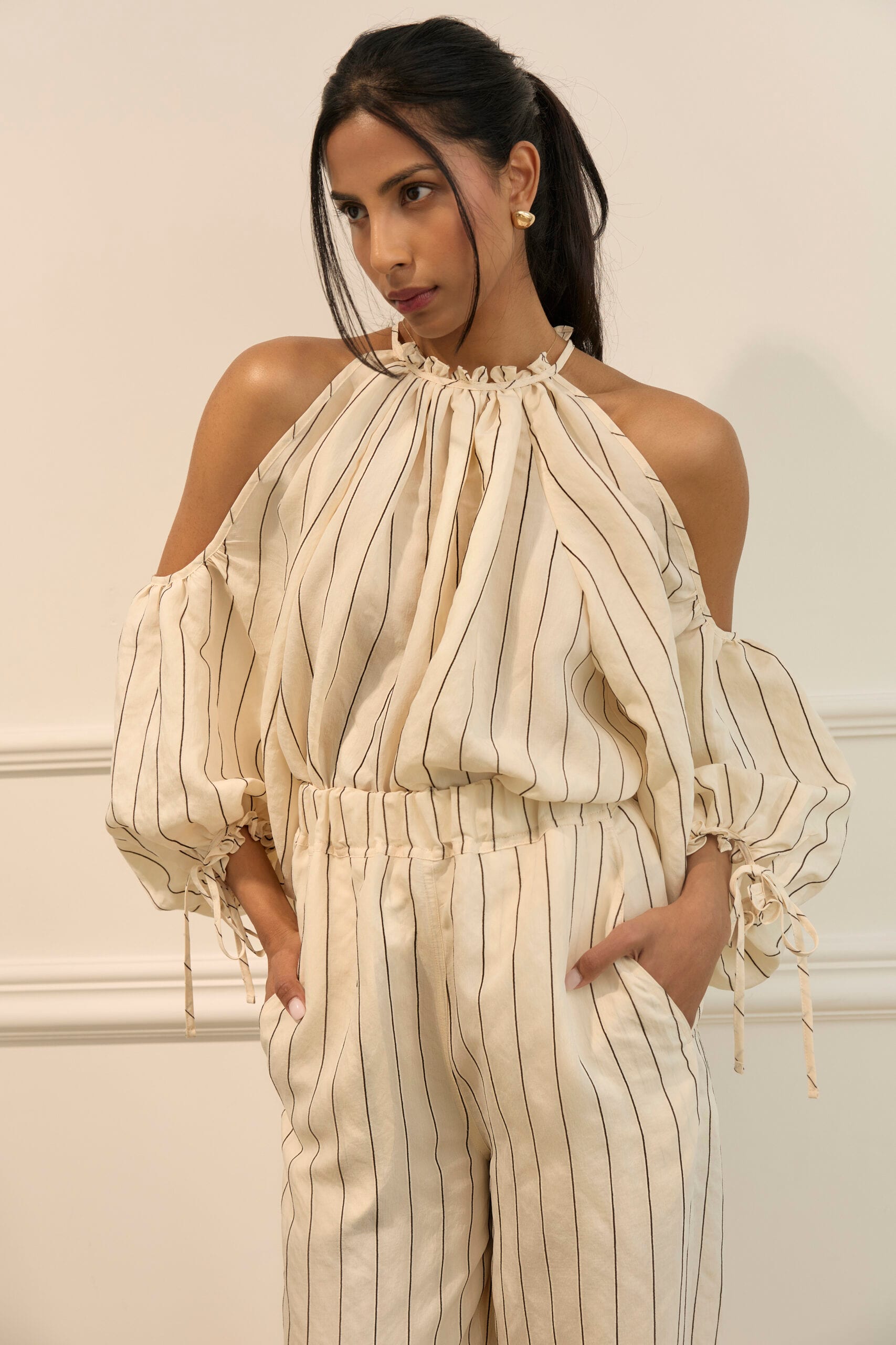 IMOLA stripes trousers — zdjęcie 3