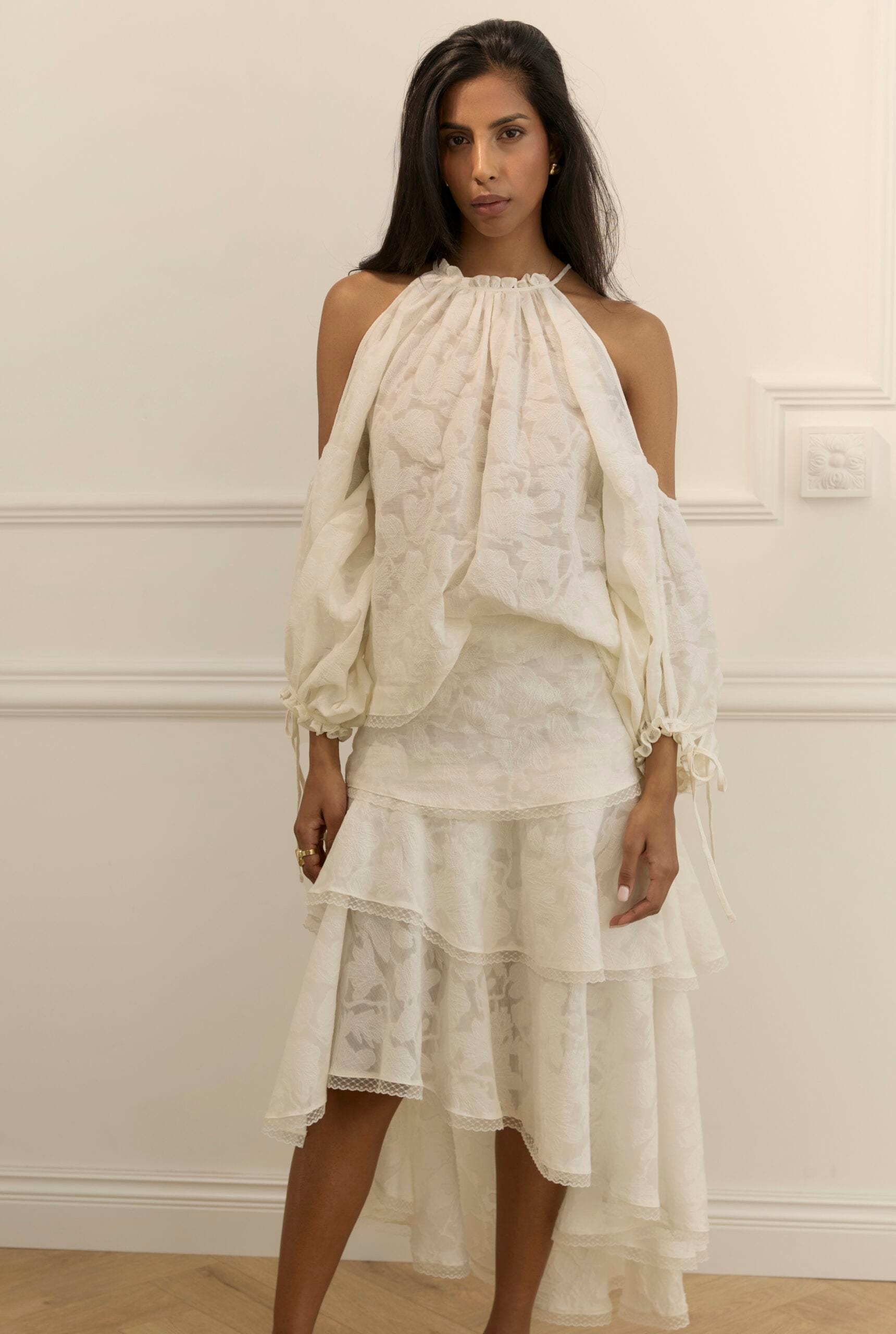 IMOLA ivory blouse — zdjęcie 2