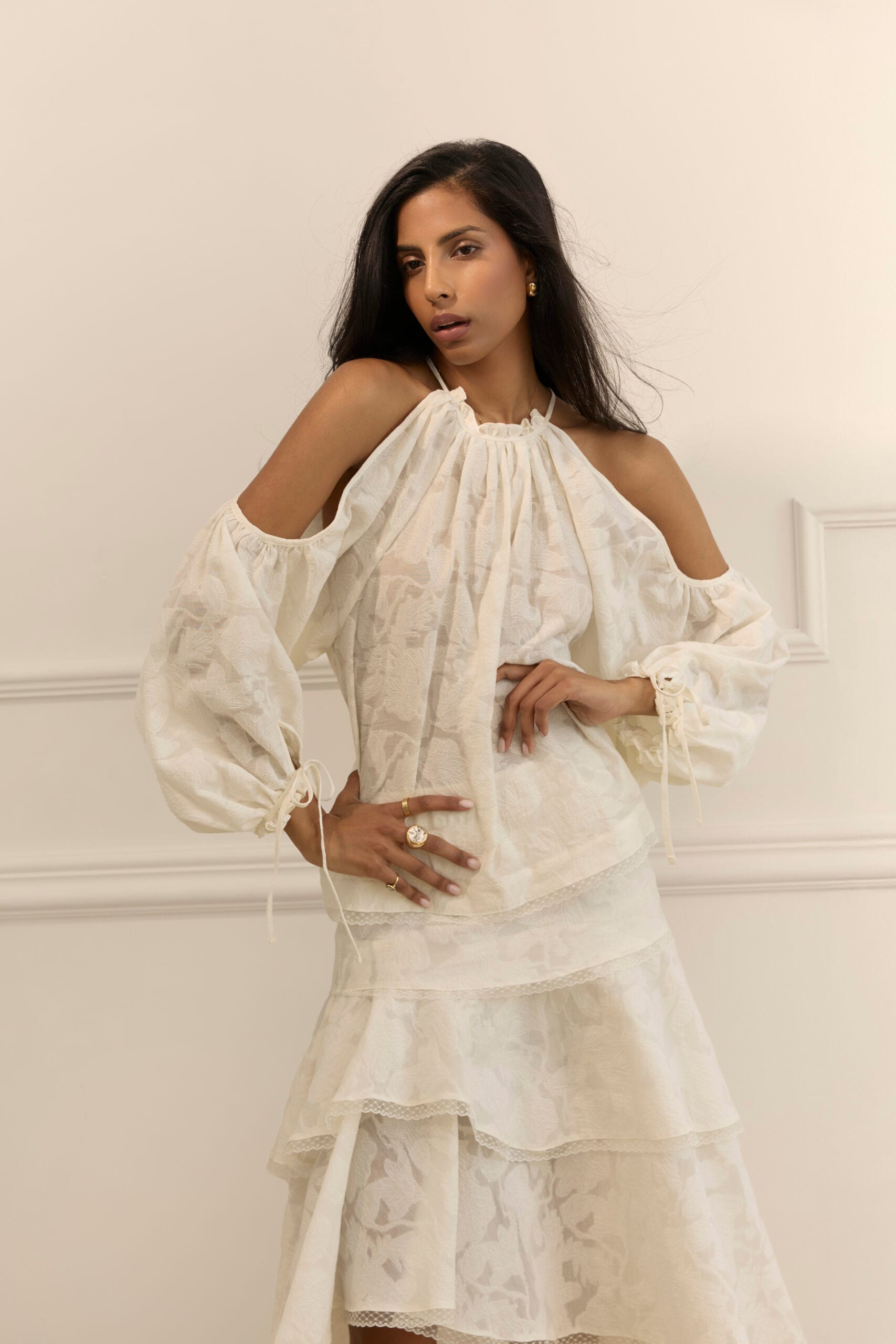 IMOLA ivory blouse — zdjęcie 6