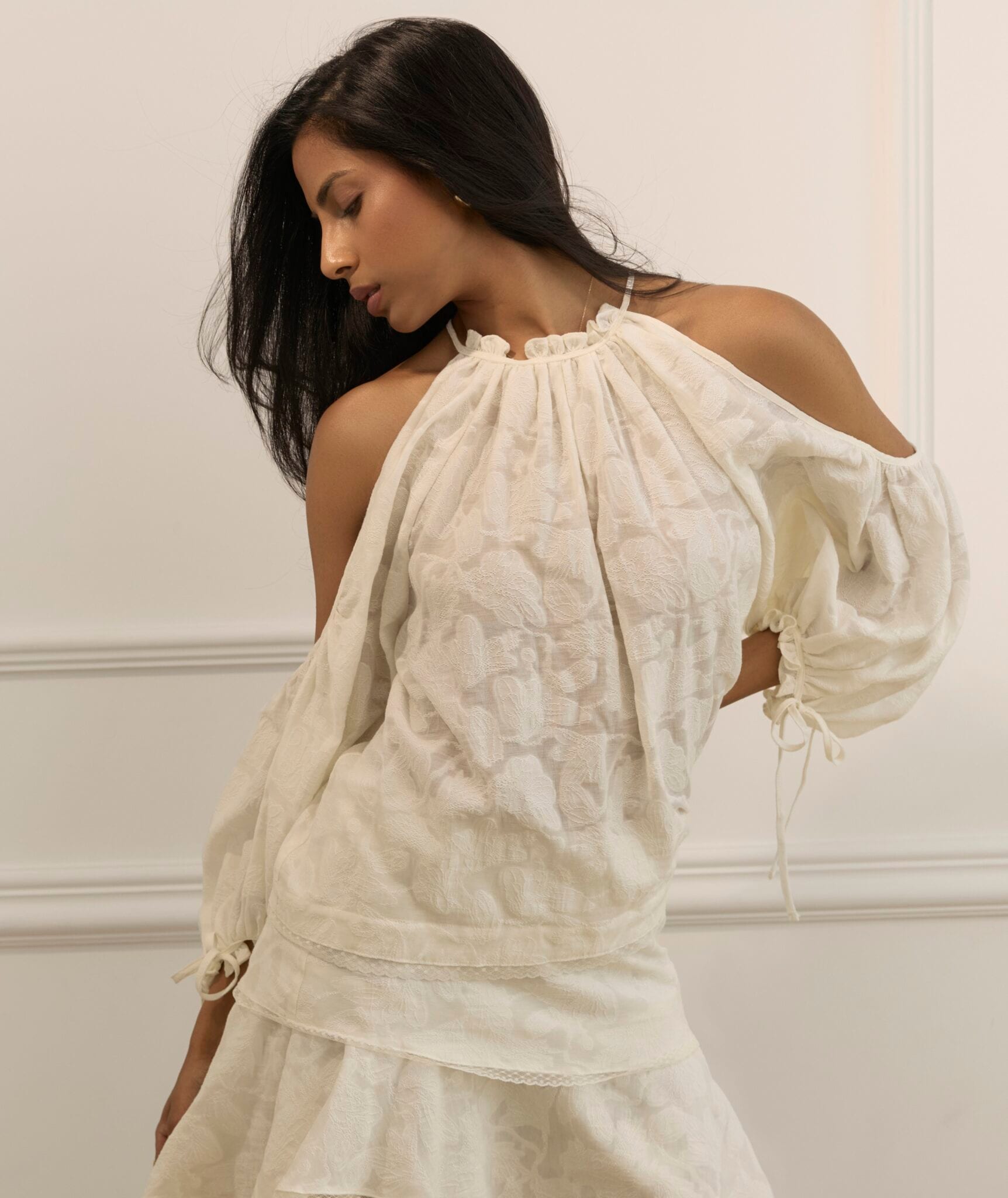 IMOLA ivory blouse — zdjęcie 5